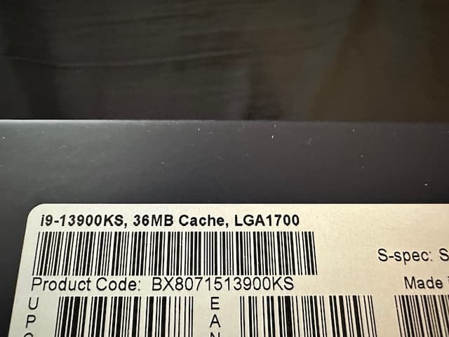 Intel i9 13900KS