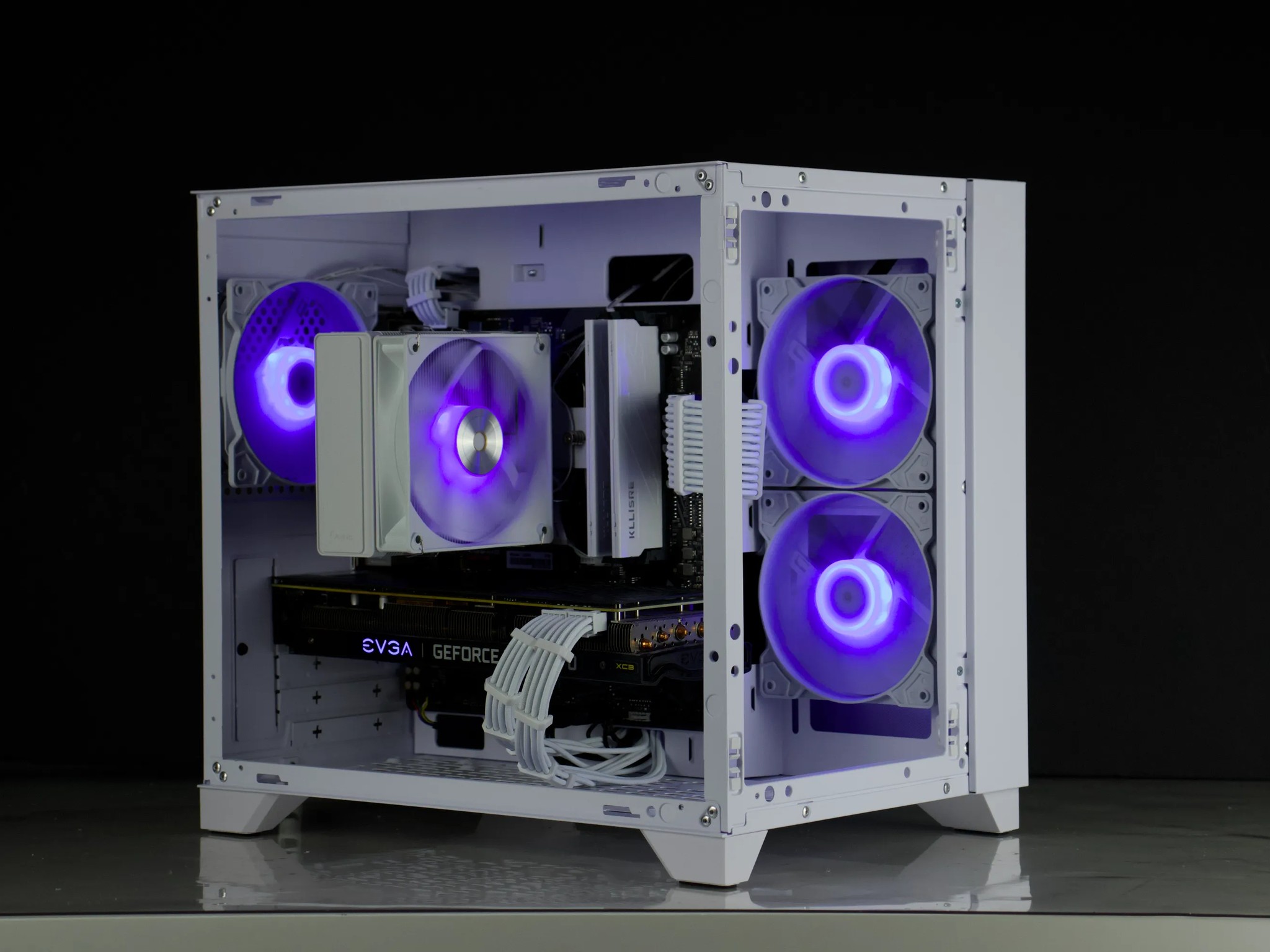 💎❅White Gaming PC – RTX 3070, Ryzen 5 5600X, 32GB, 1TB SSD - RGB, WiFi💎❅