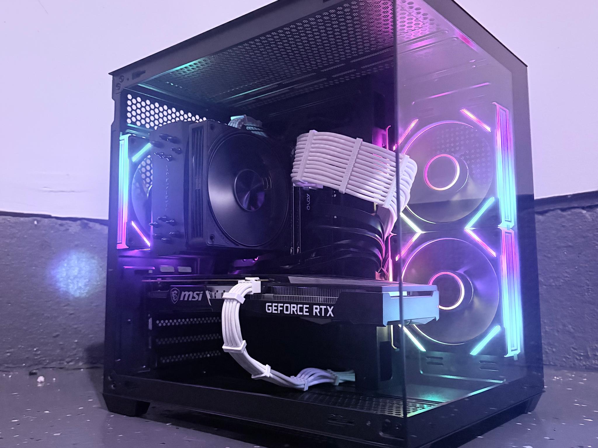 🌈"Neon Shadow"⚫️| 1440p Gaming | i9 10850K | RTX 3060 Ti | 16GB Ram | 1TB+1GB Dram SSD | Free Ship