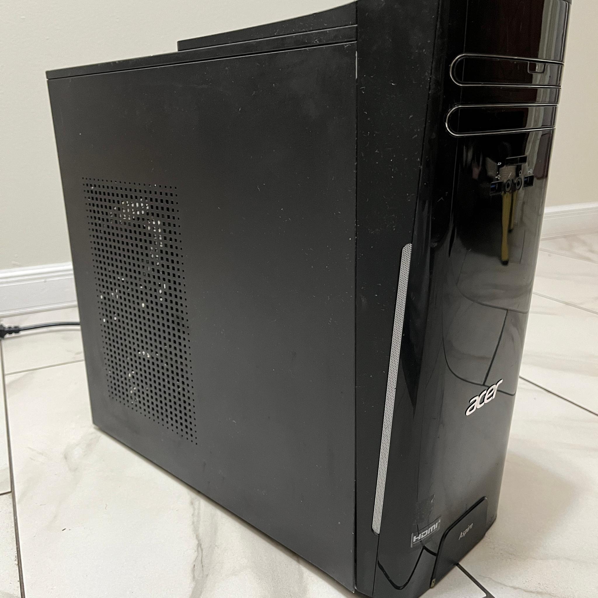 Budget Acer Aspire Gaming PC - GTX 1060 6GB, Intel i5-7400, 16GB RAM, 500GB SSD w/ Wi-Fi & BT