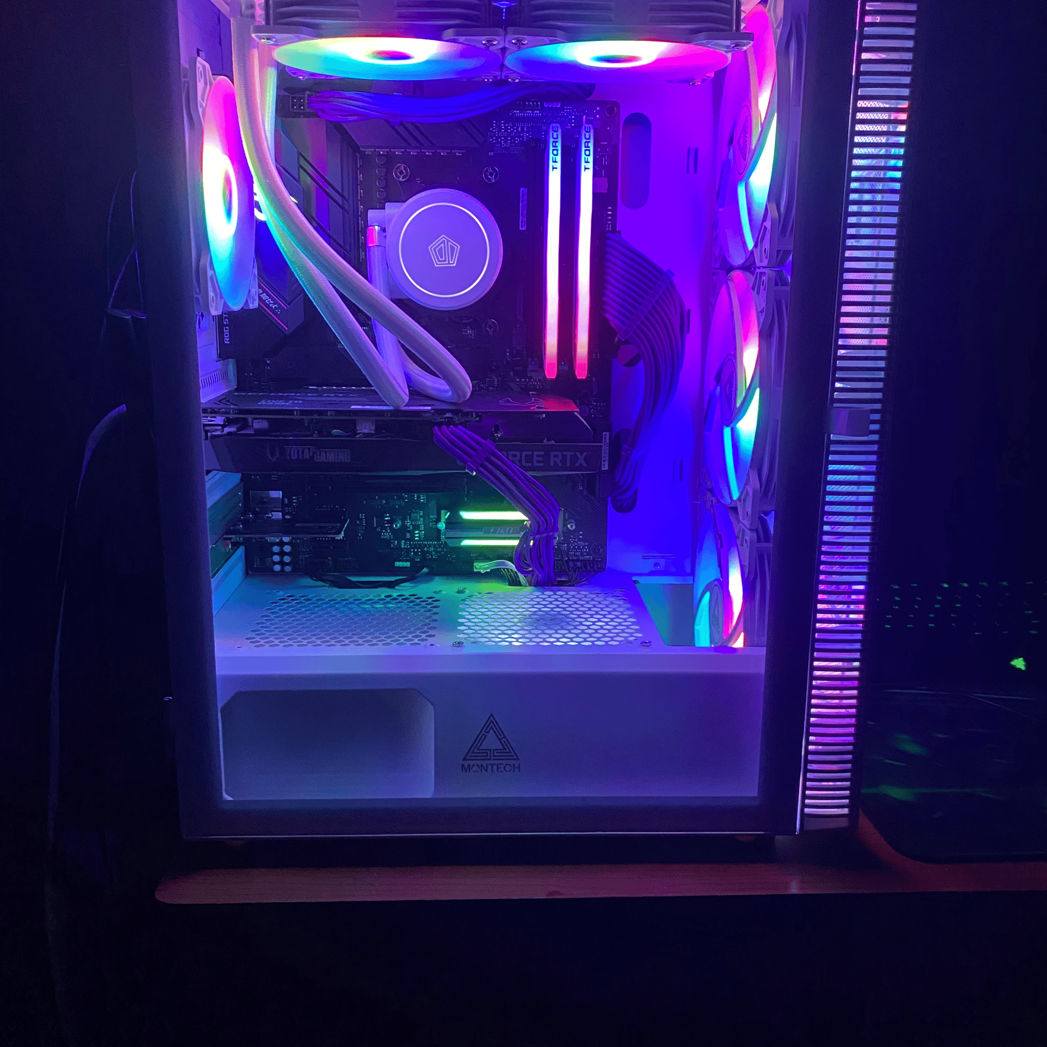 RGB GAMING WIFI PC - AMD RYZEN 5 5500 16GB RAM 3600 -1TB NVME M.2 SSD - RTX3060 OC