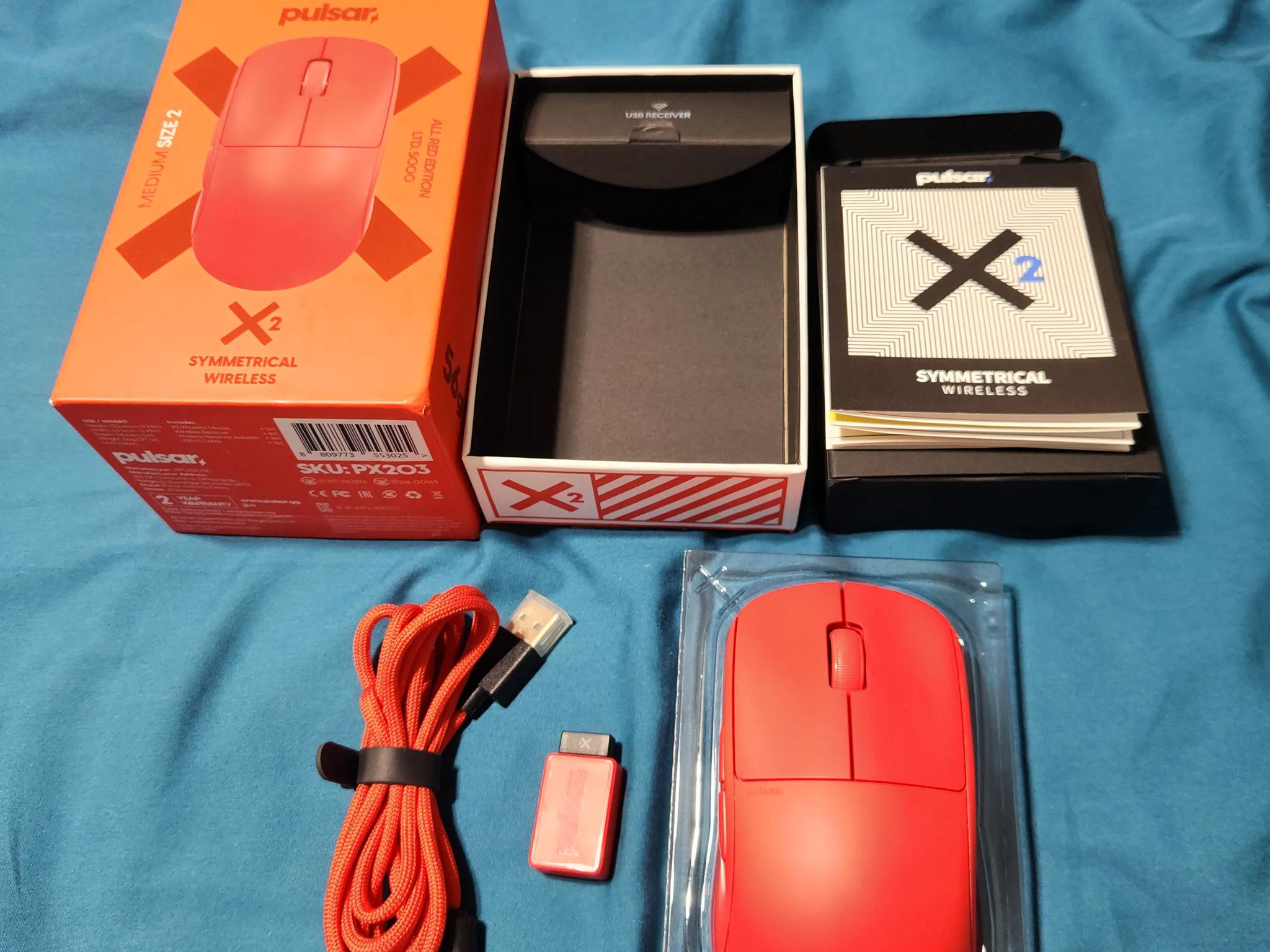 Pulsar X2 RED w/ Pulsar Superglides