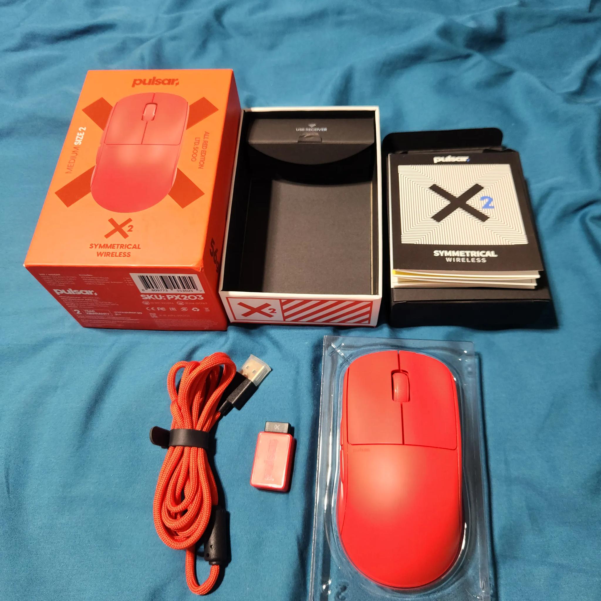 Pulsar X2 RED w/ Pulsar Superglides