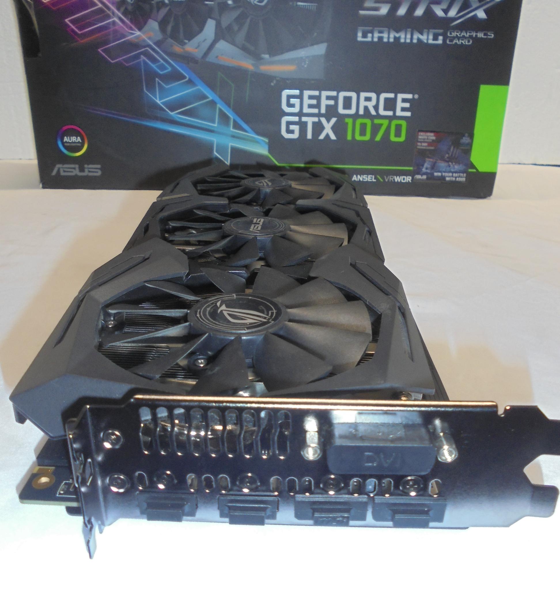 ASUS ROG STRIX-GTX1070-O8G-GAMING/CLEAN/TESTED/PERFECT/CONDITION
