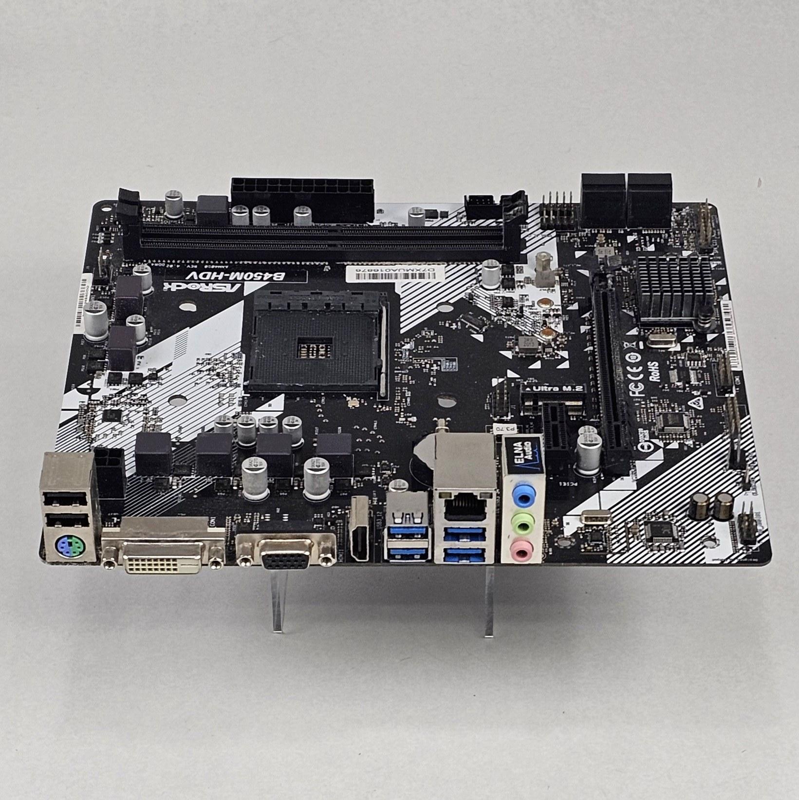 ASRock B450M-HDV AMD AM4 DDR4 mATX Motherboard