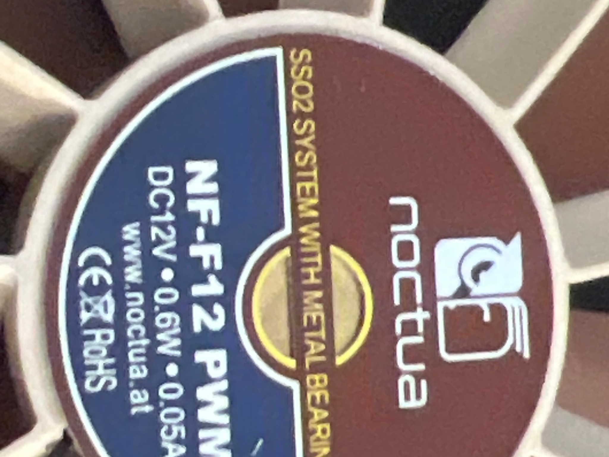 Lot of 2 Noctua fans