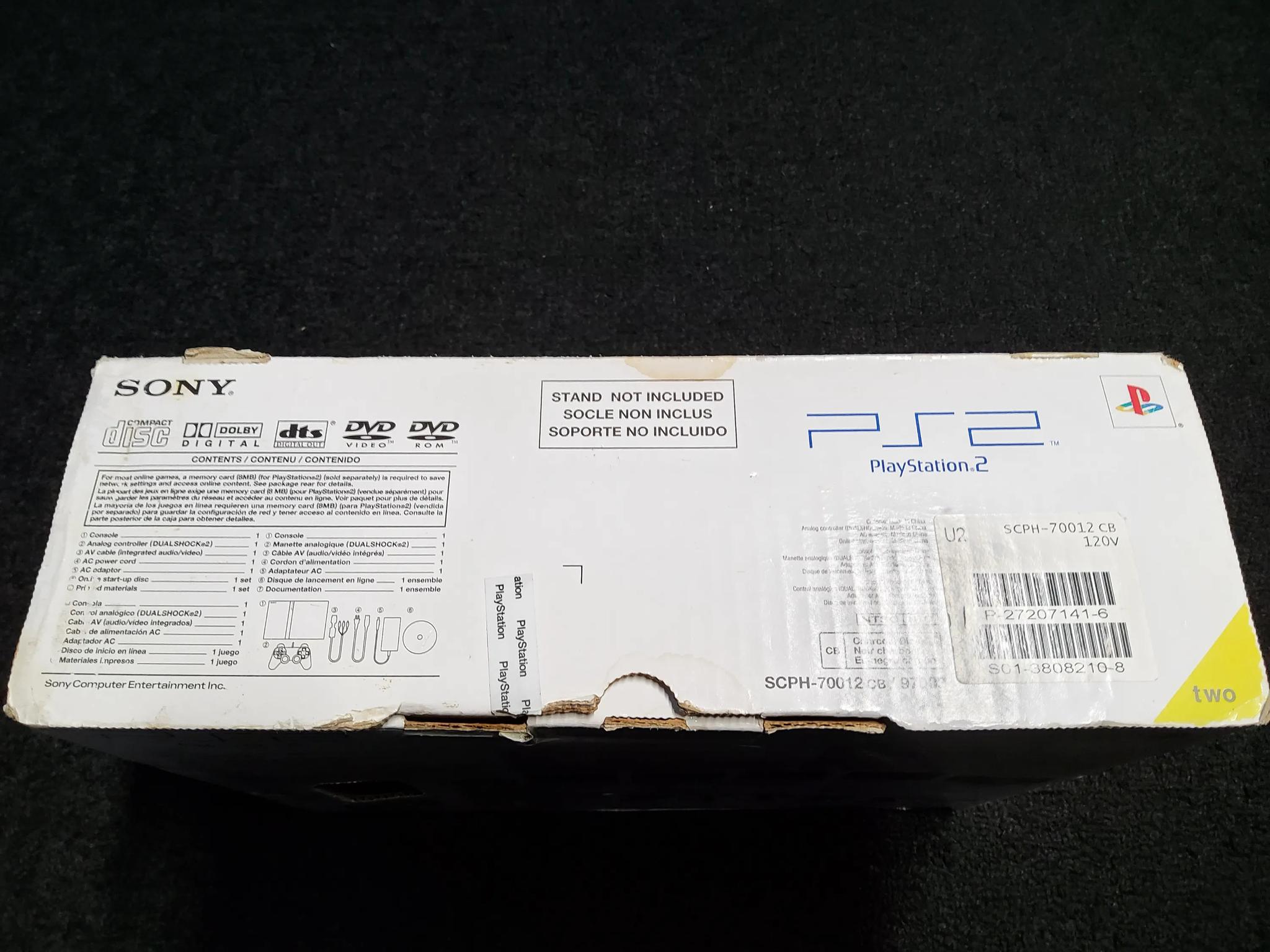 PlayStation 2 Dual Shock Controller + Memory Card with Original Box