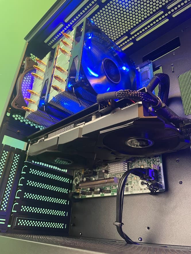 MESH Blue Gaming PC| Intel i5 / Amd RX580 / 8GB / 128GB SSD +500GB Win 10 Pro WiFi