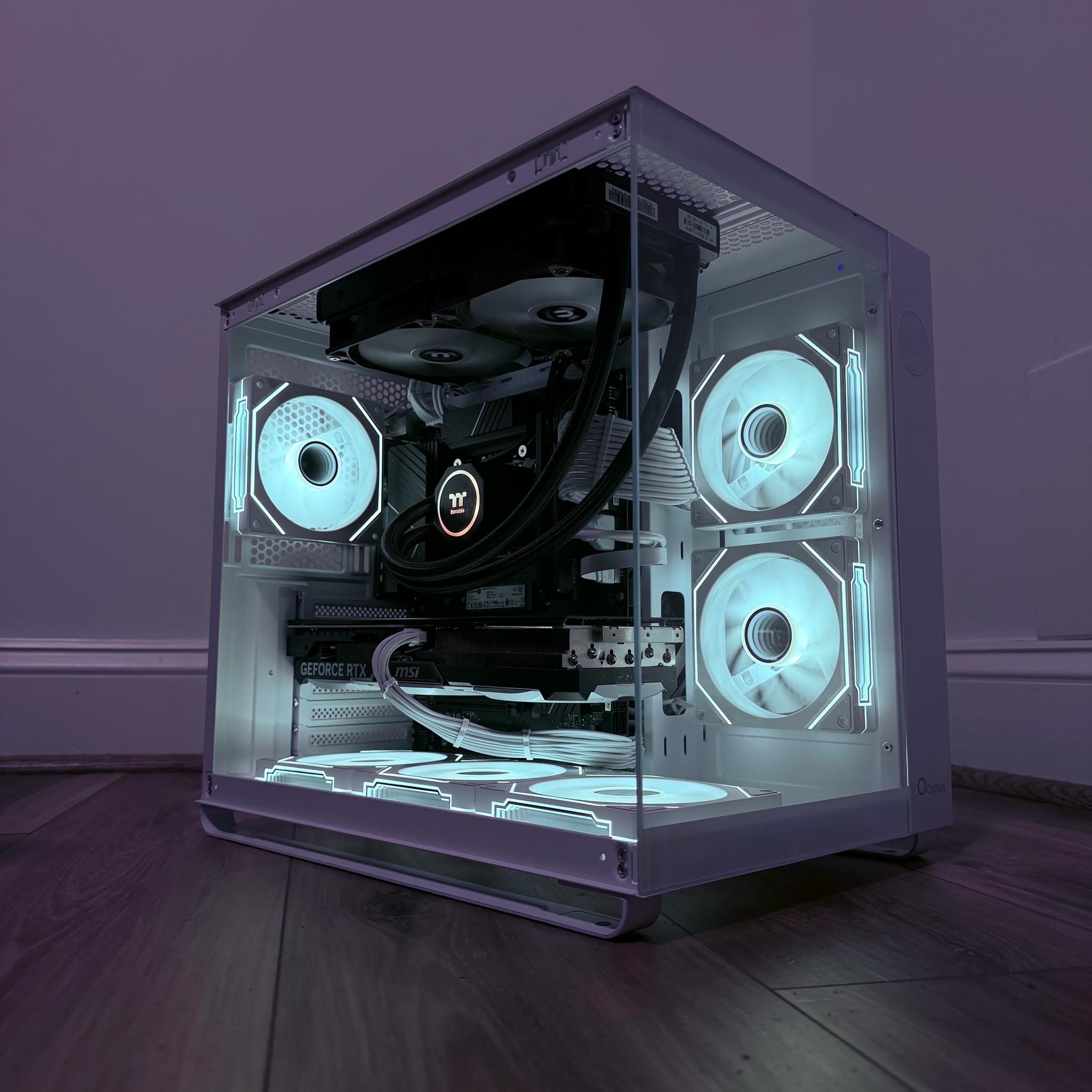 ❄️"Glacier Nova"❄️| 1440p Gaming | 4070 Ți | Intel i7 13700KF | 32GB Ram | 2tb NVMe SSD | WiFi