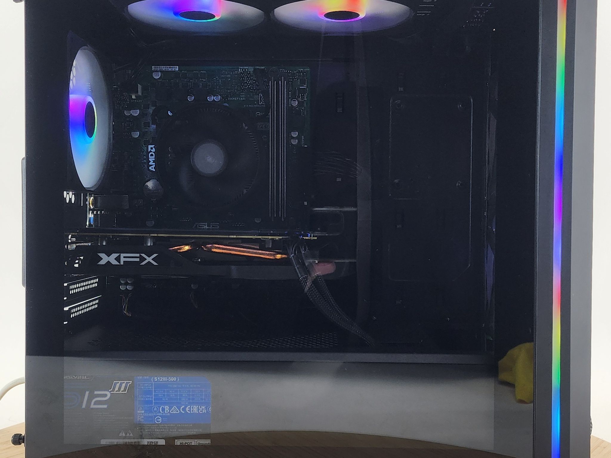 Gaming PC Ryzen 3 2300X 16GB RAM 256GB SSD + 1TB HDD RX 580 8GB Windows 11 Computer