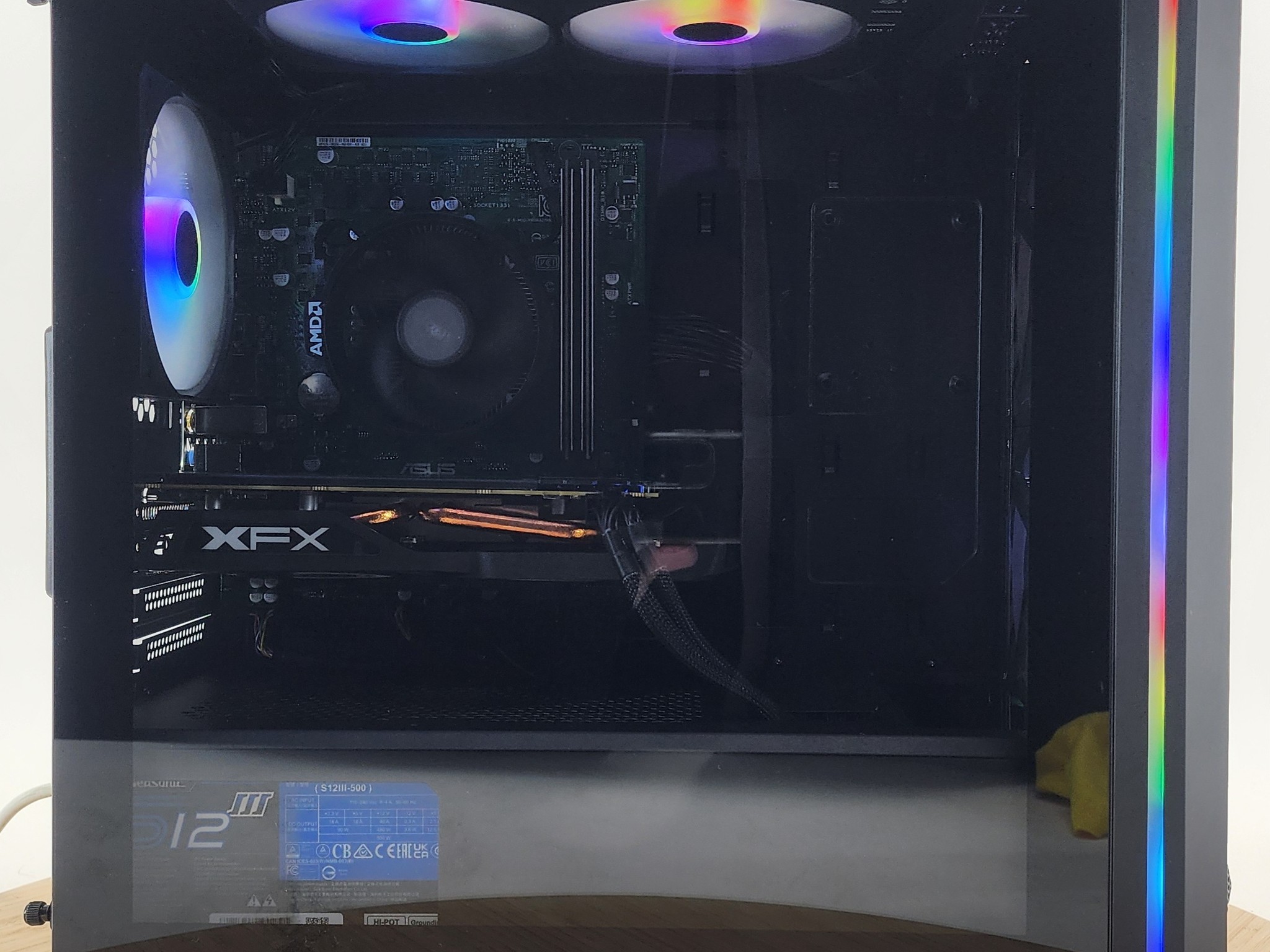 Gaming PC Ryzen 3 2300X 16GB RAM 256GB SSD + 1TB HDD RX 580 8GB Windows 11 Computer
