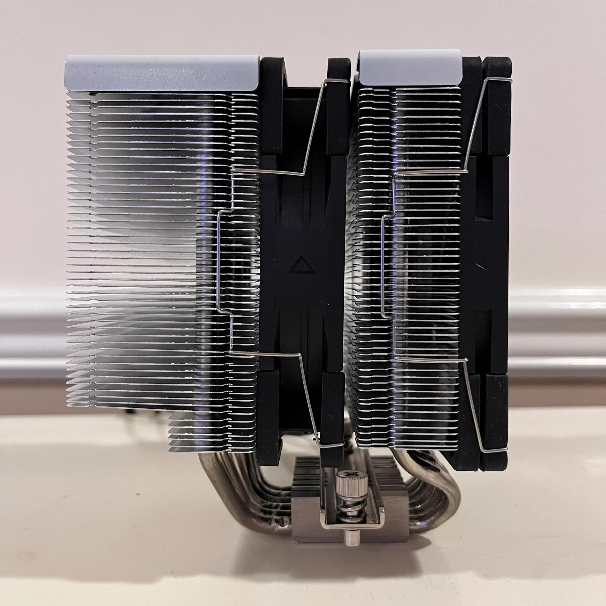 Custom Painted White Scythe Fuma 3 Tower Air Cooler