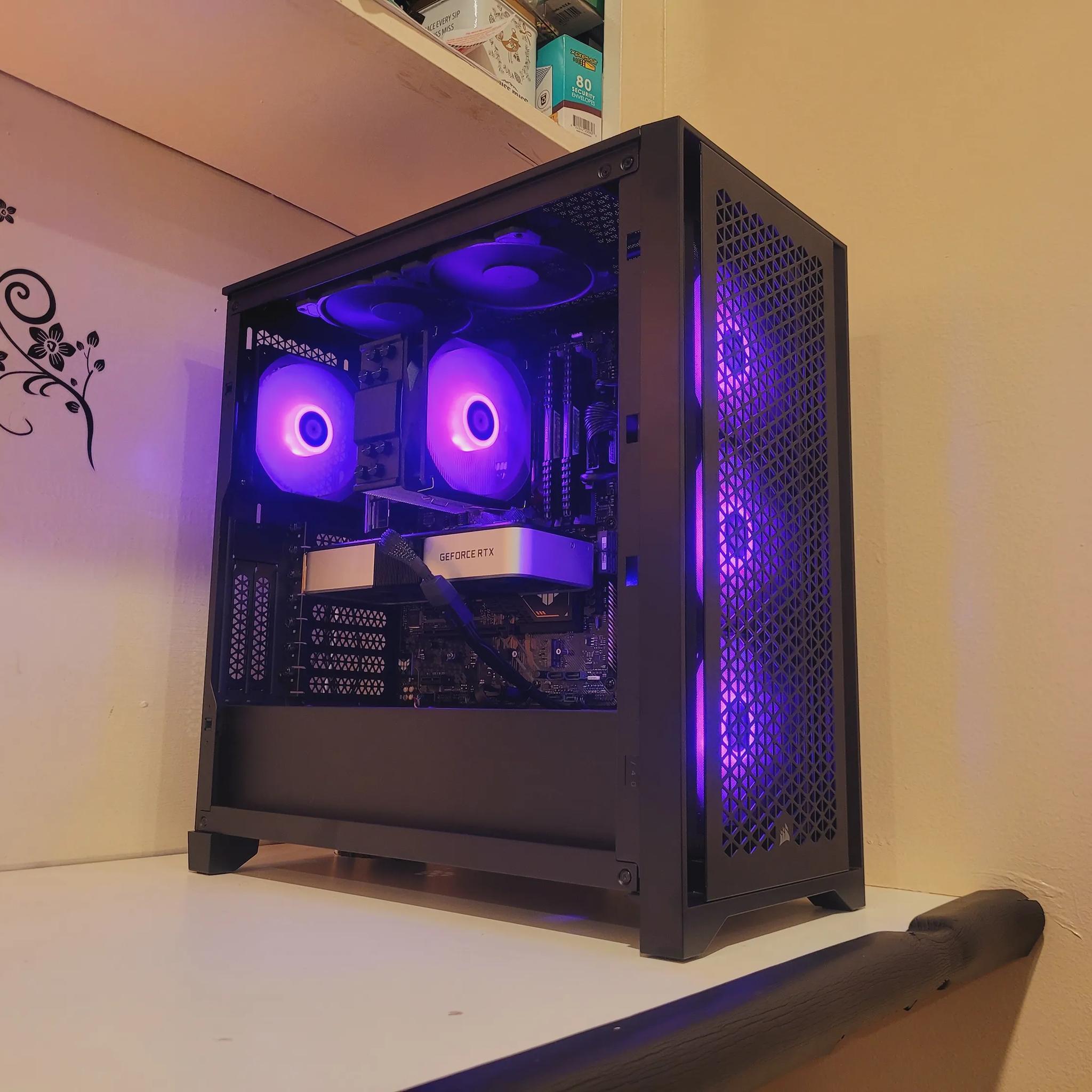 Wifi RTX Gaming PC | Ryzen 5 5600 | RTX 3060ti 8GB | 32GB DDR4 | 1TB SSD Gaming 1080p Gaming PC