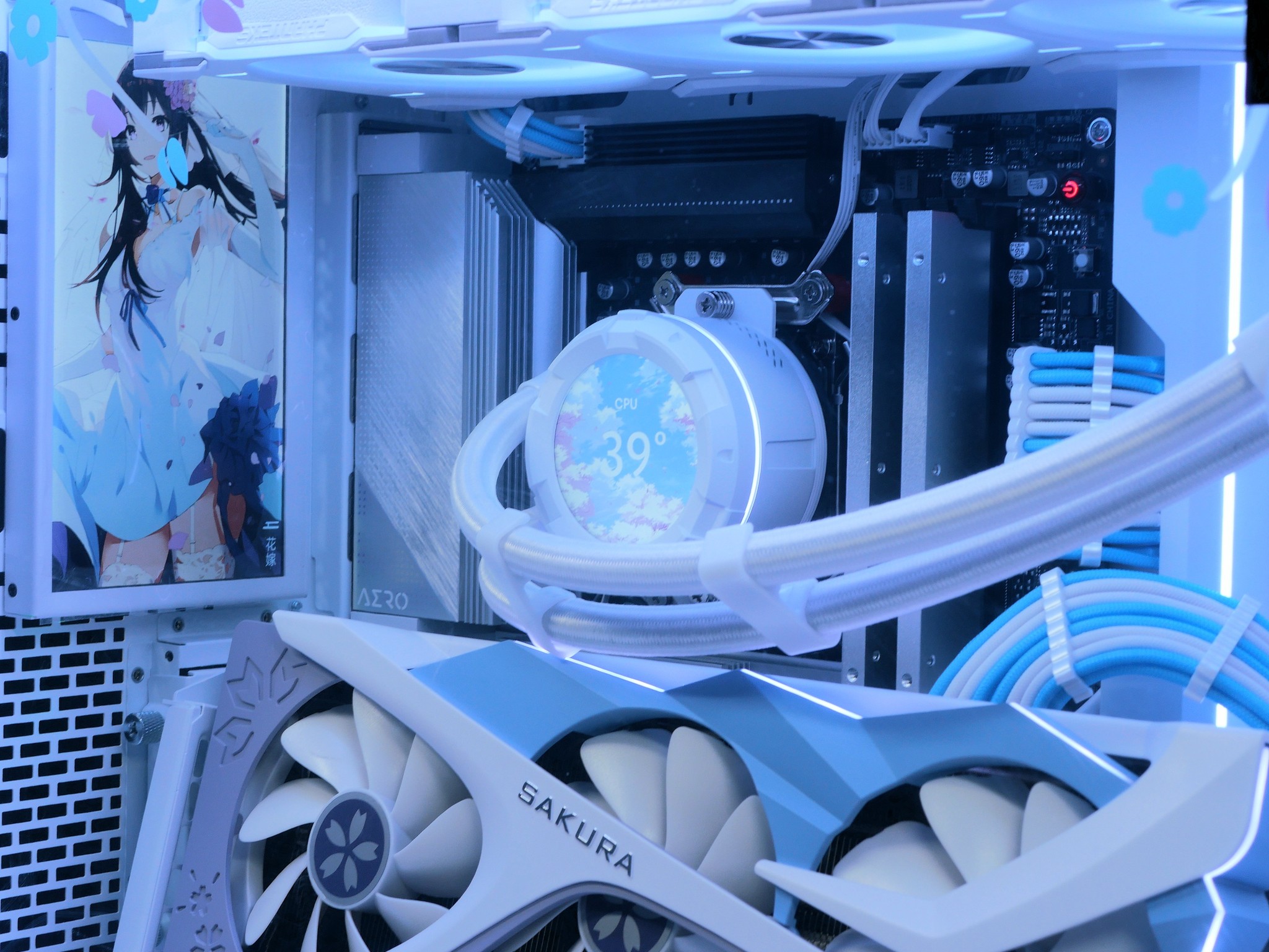🌸Sakura👰🏻‍♀️NV5 🩵|💜 Ryzen 7800X3D, RX 7800XT, 32GB RAM, 2TB nvme White gaming pc