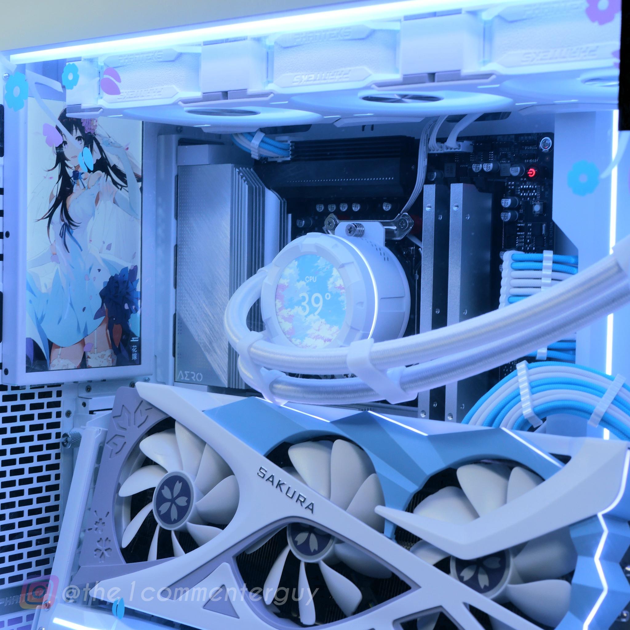 🌸Sakura👰🏻‍♀️NV5 🩵|💜 Ryzen 7800X3D, RX 7800XT, 32GB RAM, 2TB nvme White gaming pc