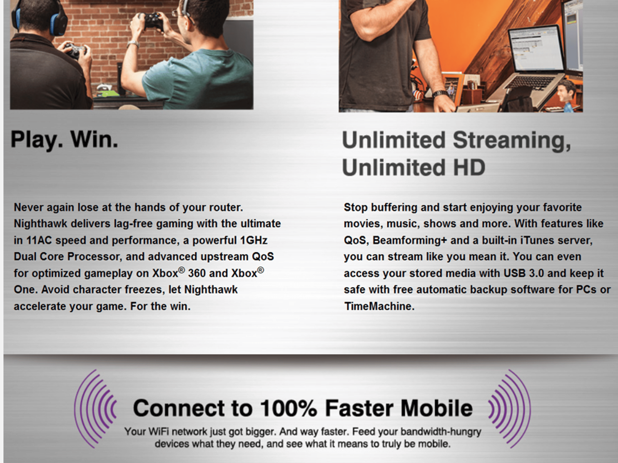 NETGEAR NIGHTHAWK R7000 AC1900 Smart WiFi Router