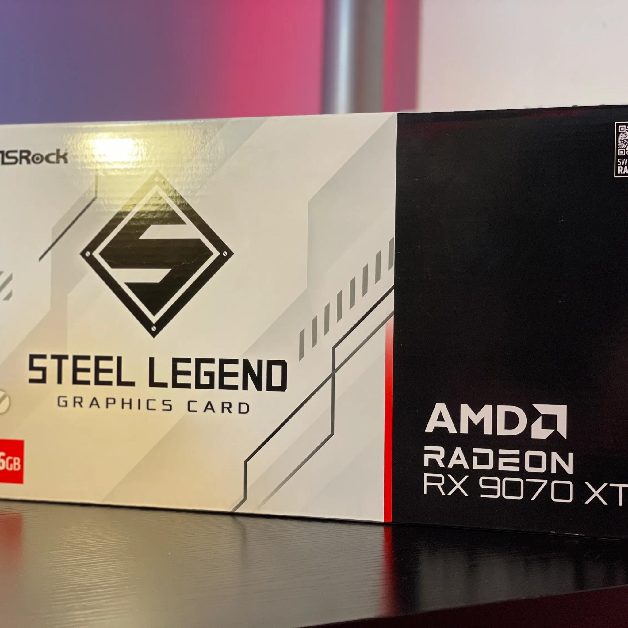 Brand New! AMD RX 9070 XT 16GB ASRock STEEL LEGEND
