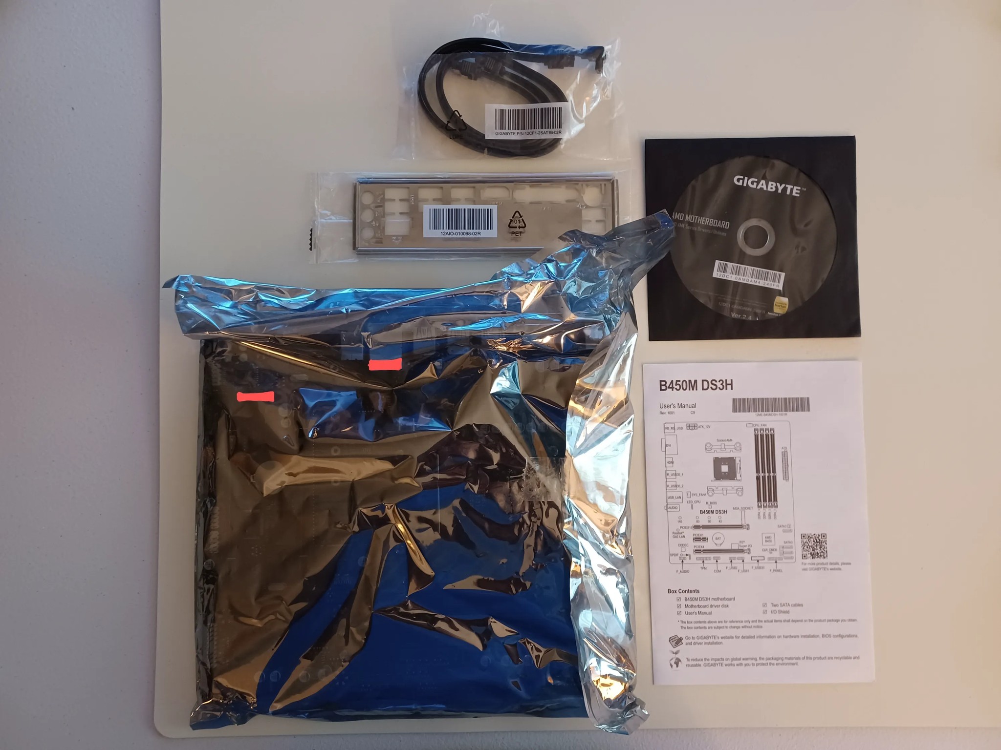 [As-Is] Gigabyte B450M DS3H Rev. 1.0
