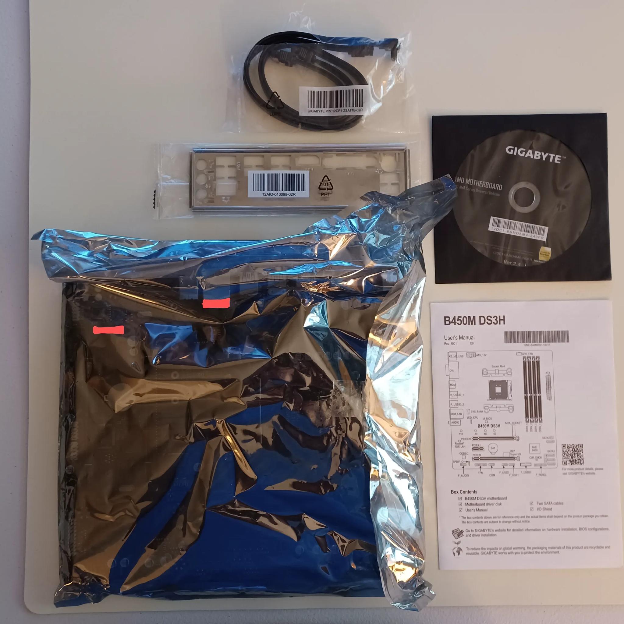 [As-Is] Gigabyte B450M DS3H Rev. 1.0