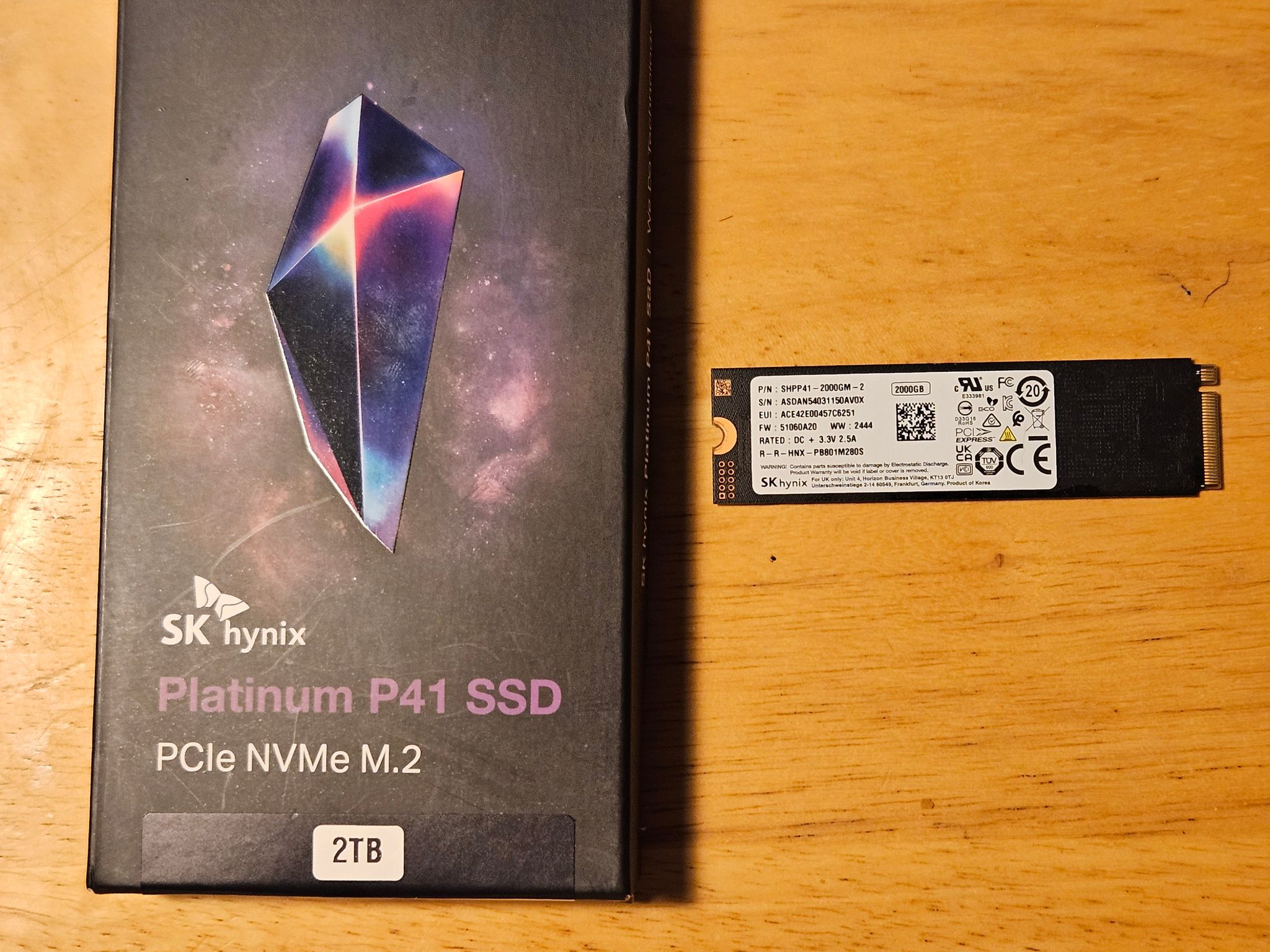SK hynix Platinum P41 2TB NVME SSD