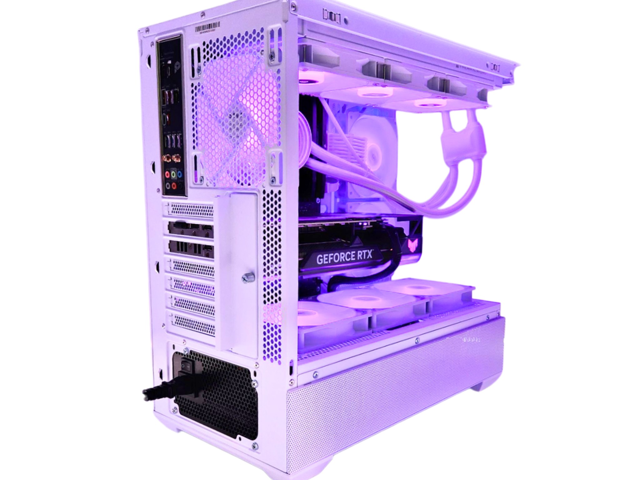 🏞Horizon🌄: RTX 4070 TI | Ryzen 7600X | 32GB DDR5 RAM | 1TB SSD | 9 RGB Fans | White RGB Gaming PC