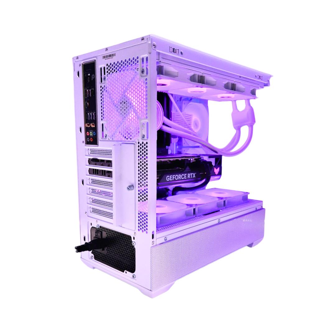 🏞Horizon🌄: RTX 4070 TI | Ryzen 7600X | 32GB DDR5 RAM | 1TB SSD | 9 RGB Fans | White RGB Gaming PC