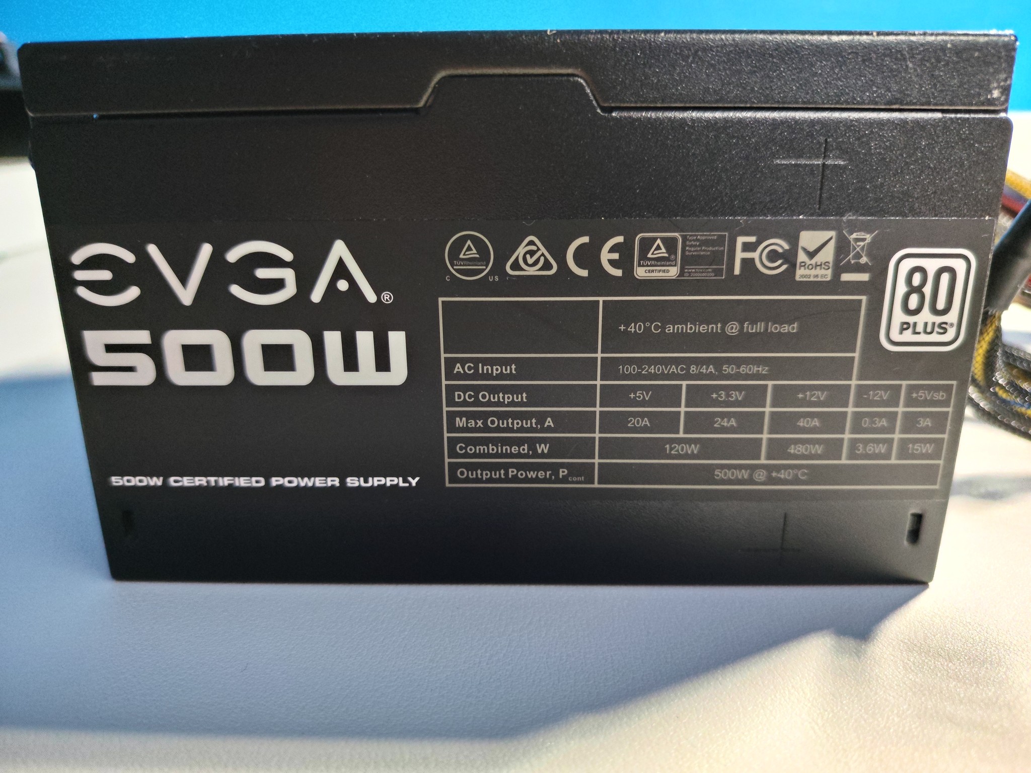 EVGA 500 Watt Power Supply