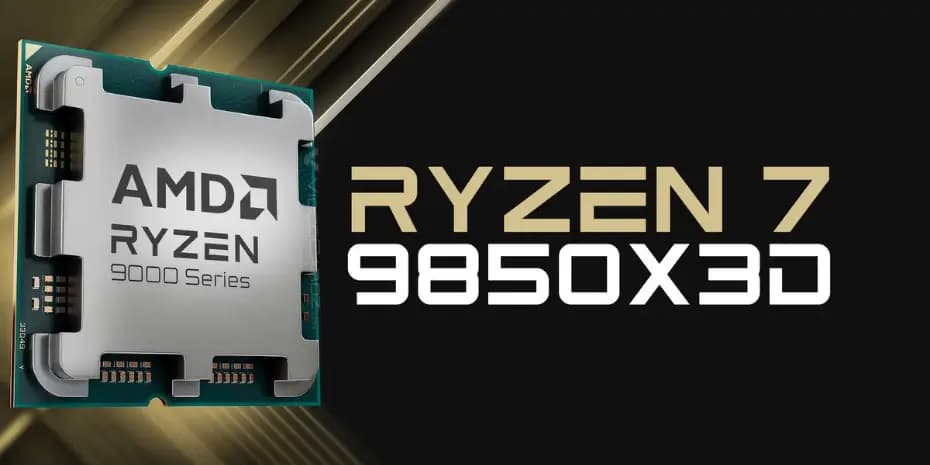 AMD Ryzen 7 9850X3D DESKTOP CPU AM5 PROCESSOR