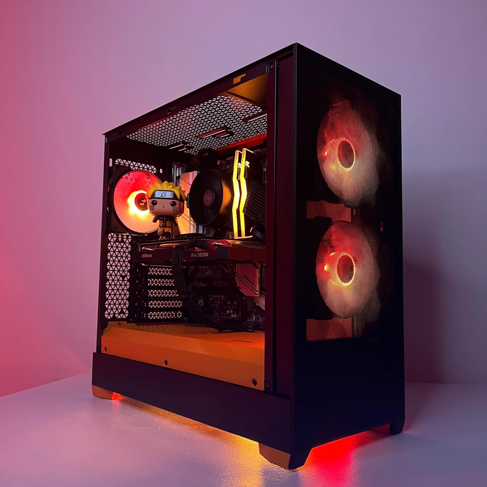🔶🦊🖤Naruto | Ryzen 5 5600G | RX 6650xt 8GB | 16GB RAM 🖤🦊🔶