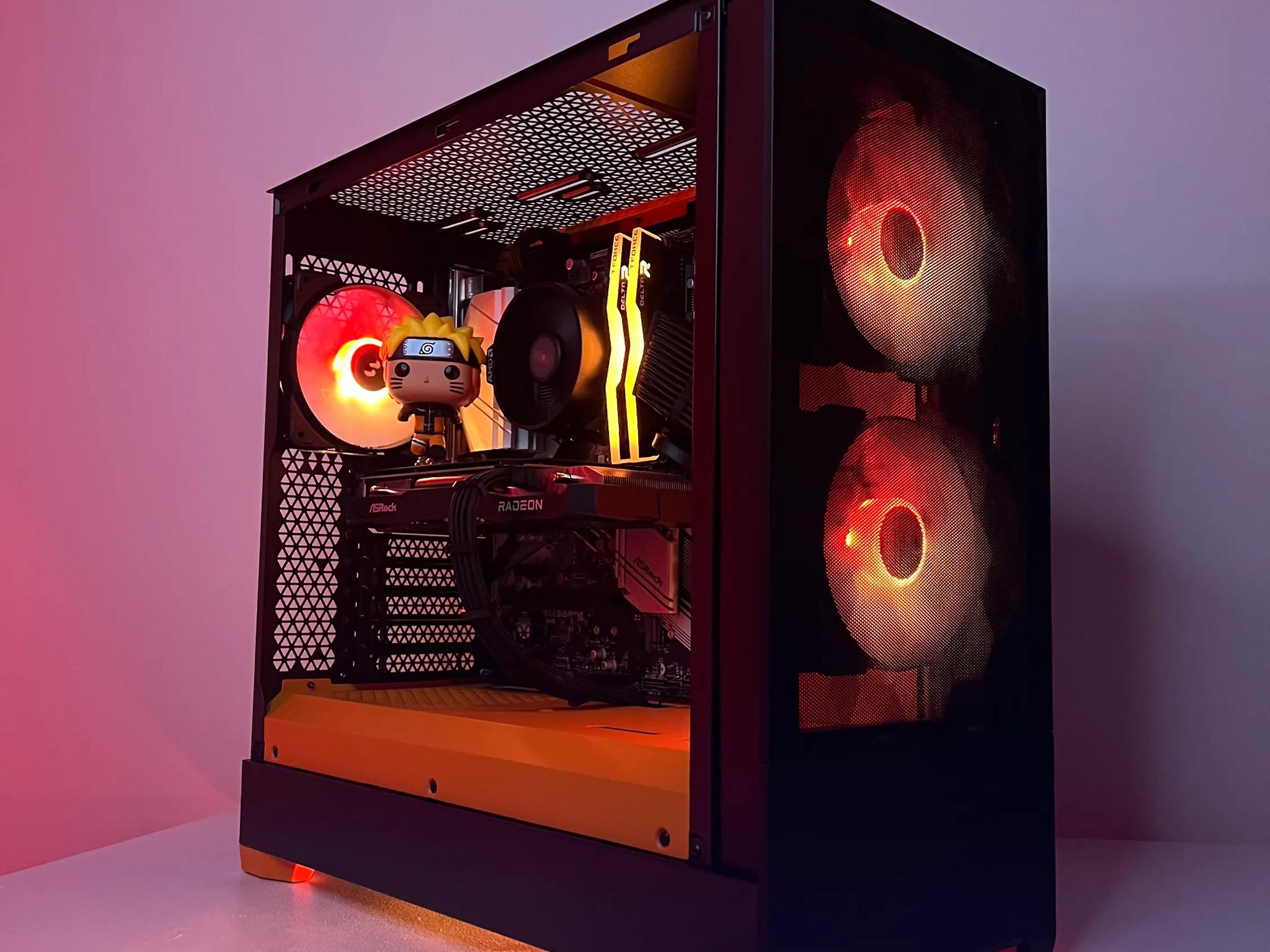 🔶🦊🖤Naruto | Ryzen 5 5600G | RX 6650xt 8GB | 16GB RAM 🖤🦊🔶