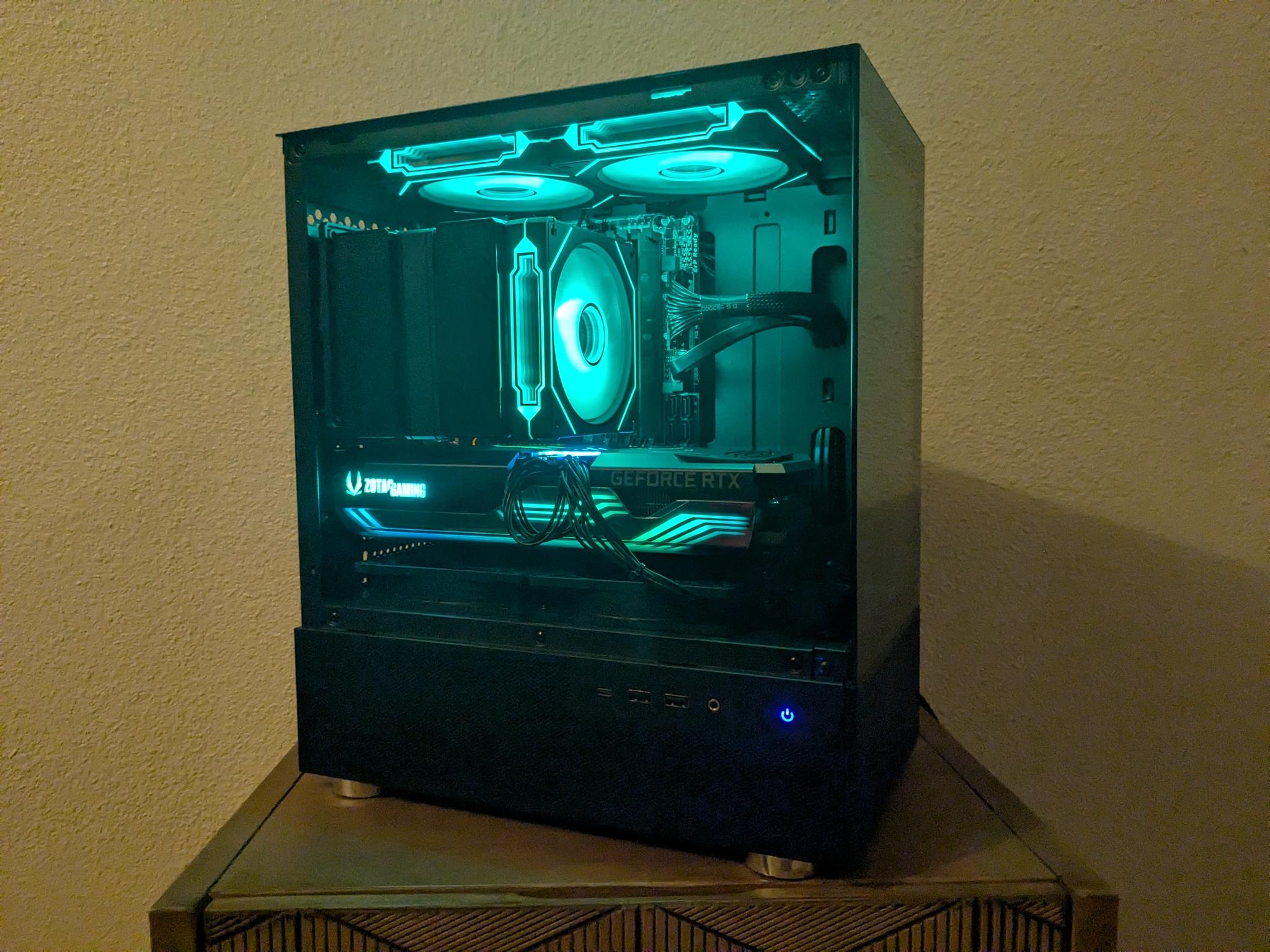 Nvidia RTX 3070 + I7 6700 "The Obsidian IV for 1440p Medium" 16Gb RAM - 1tb NVME SSD - 550w PSU