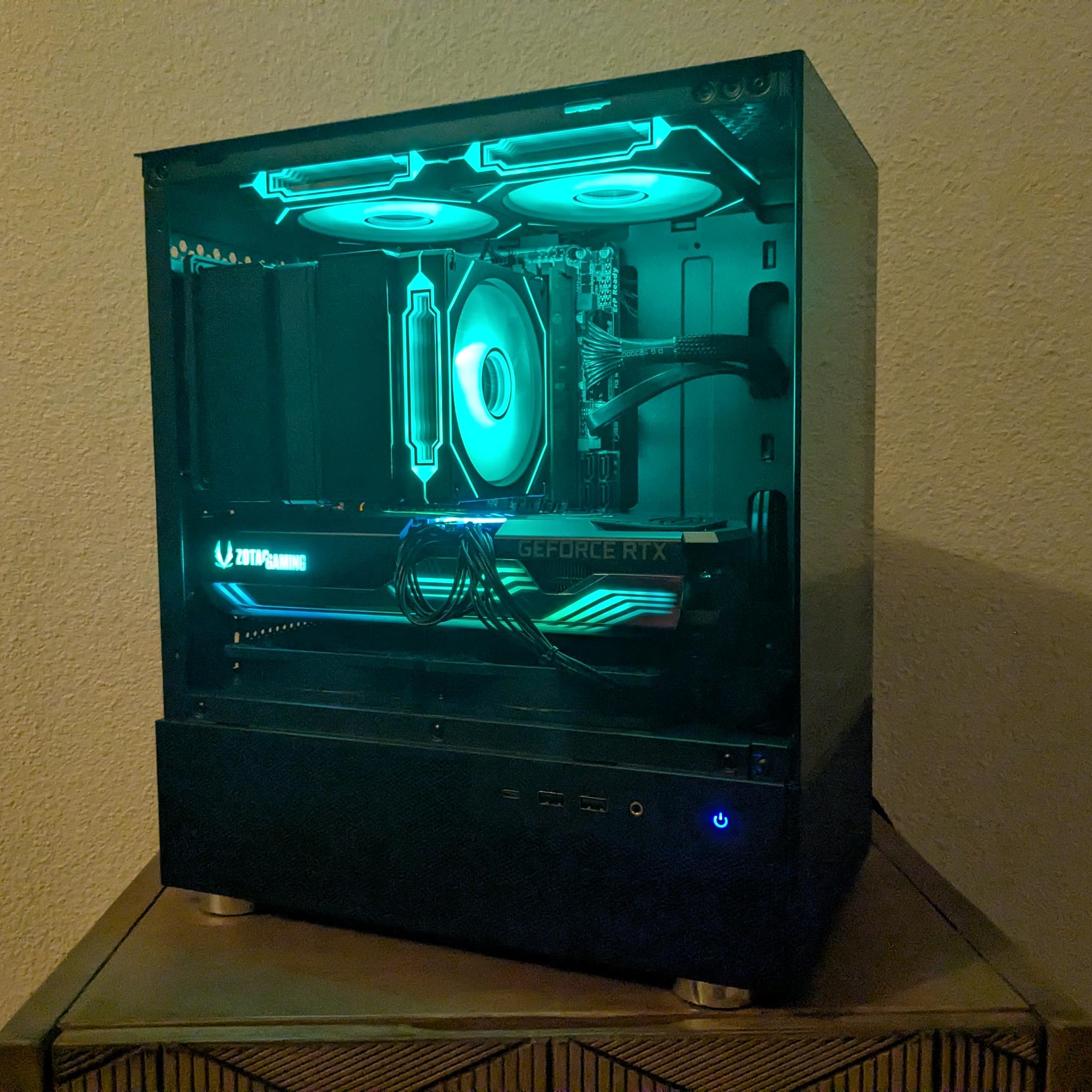Nvidia RTX 3070 + I7 6700 "The Obsidian IV for 1440p Medium" 16Gb RAM - 1tb NVME SSD - 550w PSU