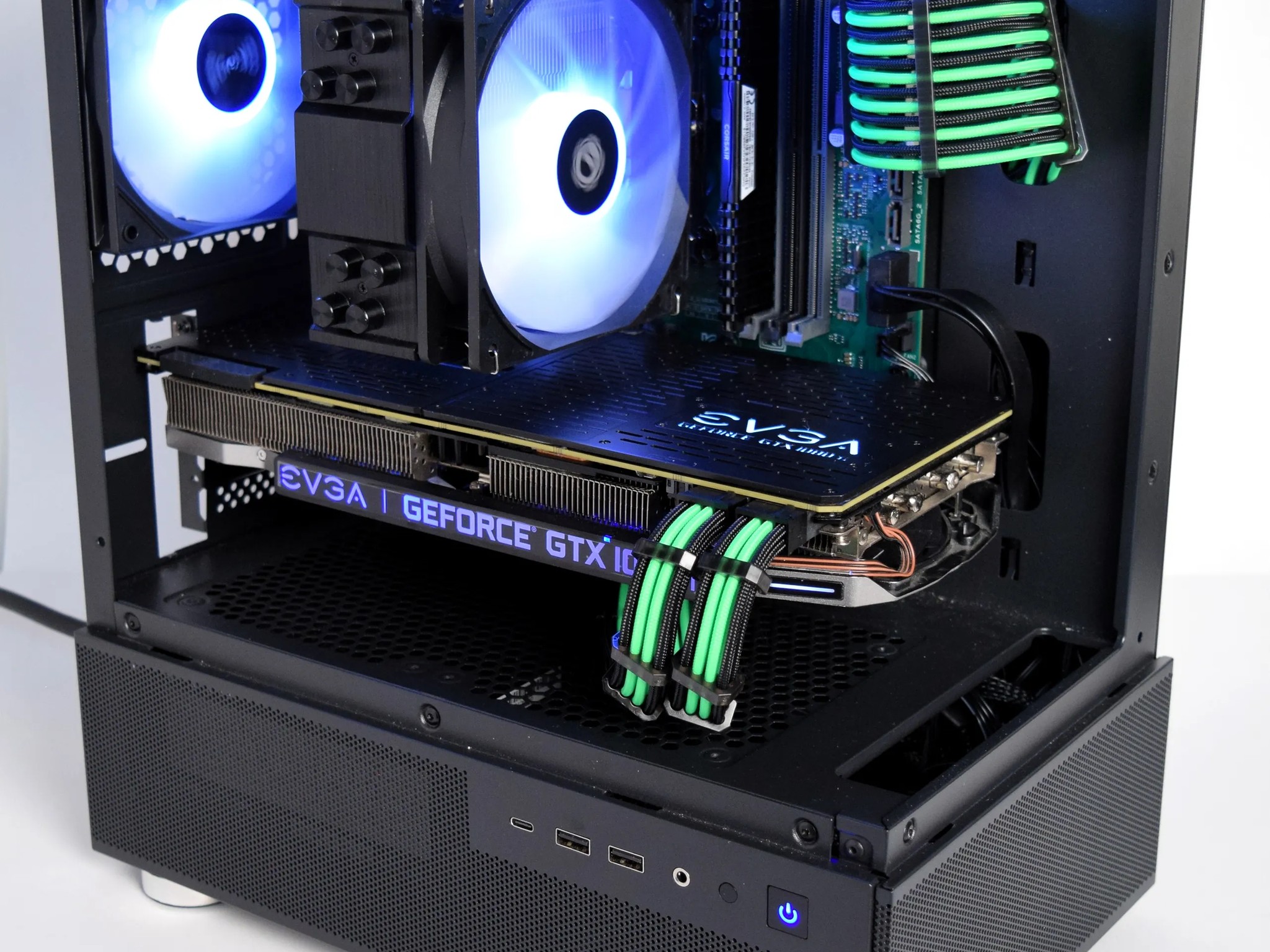 Fresh Build! Intel i7 7700 | GTX 1080ti 11GB | 16gb Ram | 512 GB Storage | Okinos 3 Fish Tank Case