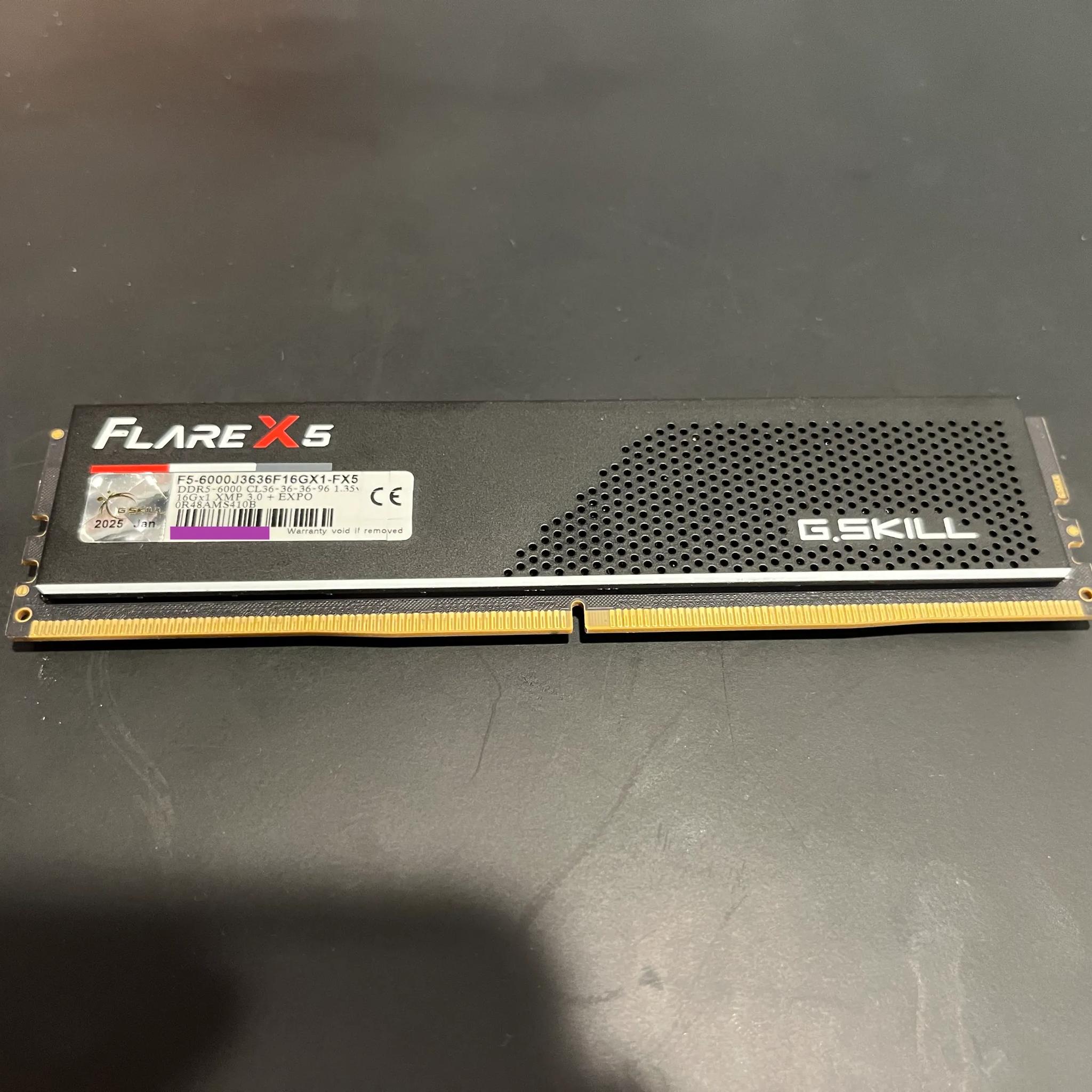 G.Skill DDR5 6000 MT/s 1x16G