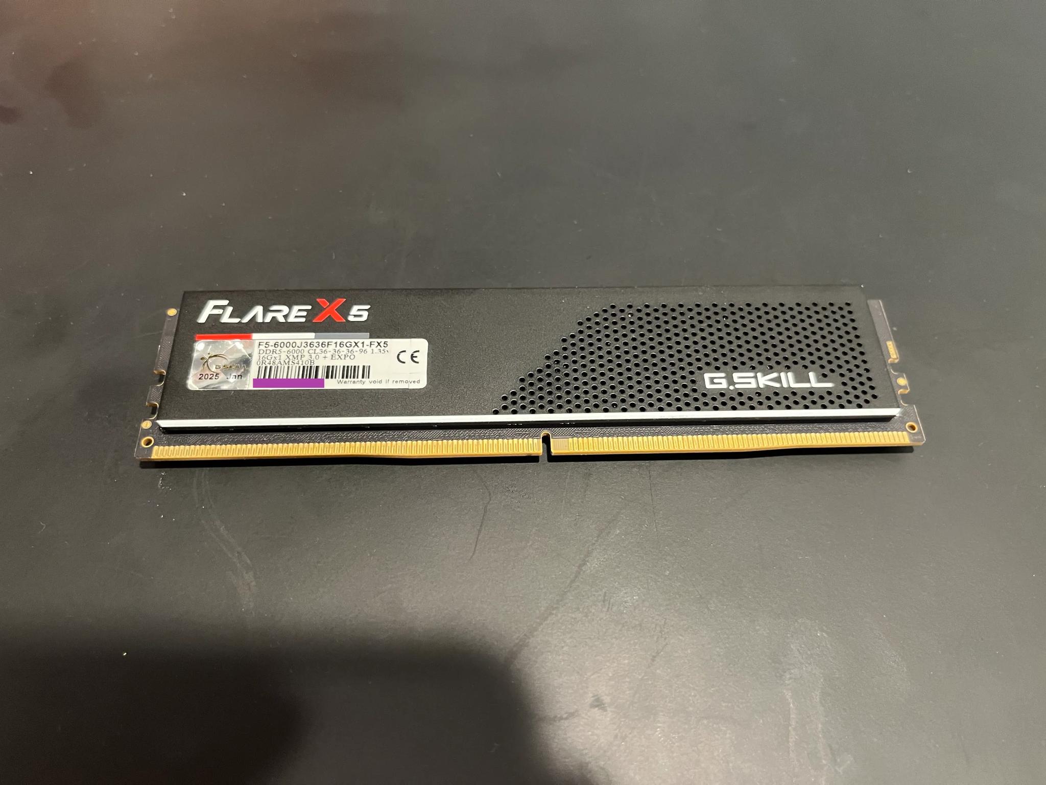 G.Skill DDR5 6000 MT/s 1x16G