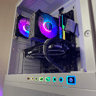 Custom Built White Ryzen 5 RX 580 RGB Gaming PC Computer