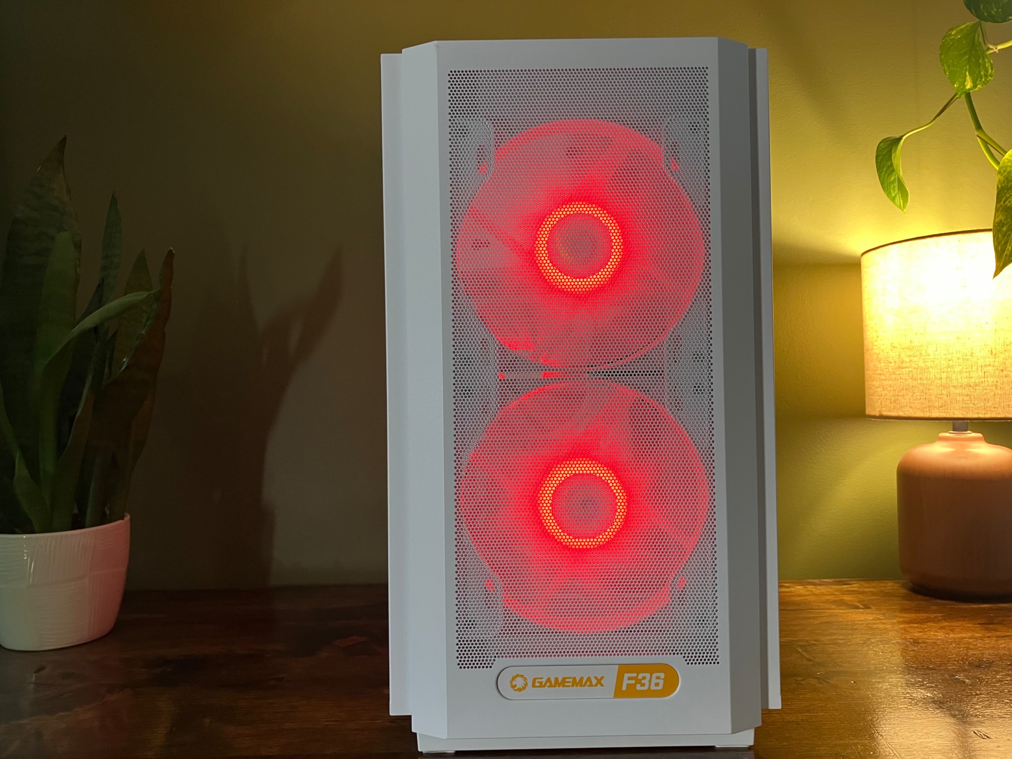 Copy of White RGB Gaming PC Ryzen 5 5500 RX 5600XT 16gb RAM 1tb SSD Micro-ATX