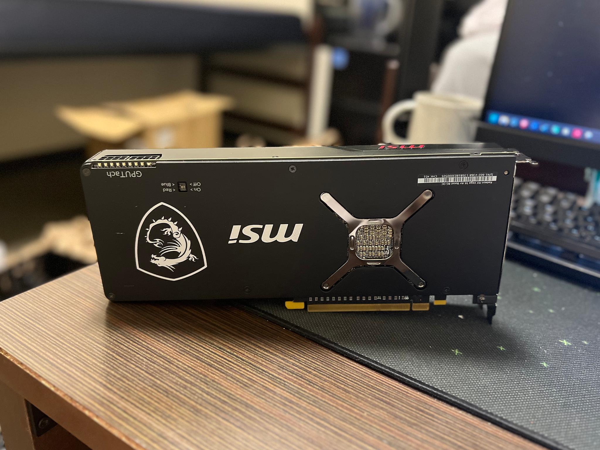 MSI Air Boost Radeon RX VEGA 56 (Flashed to 64)