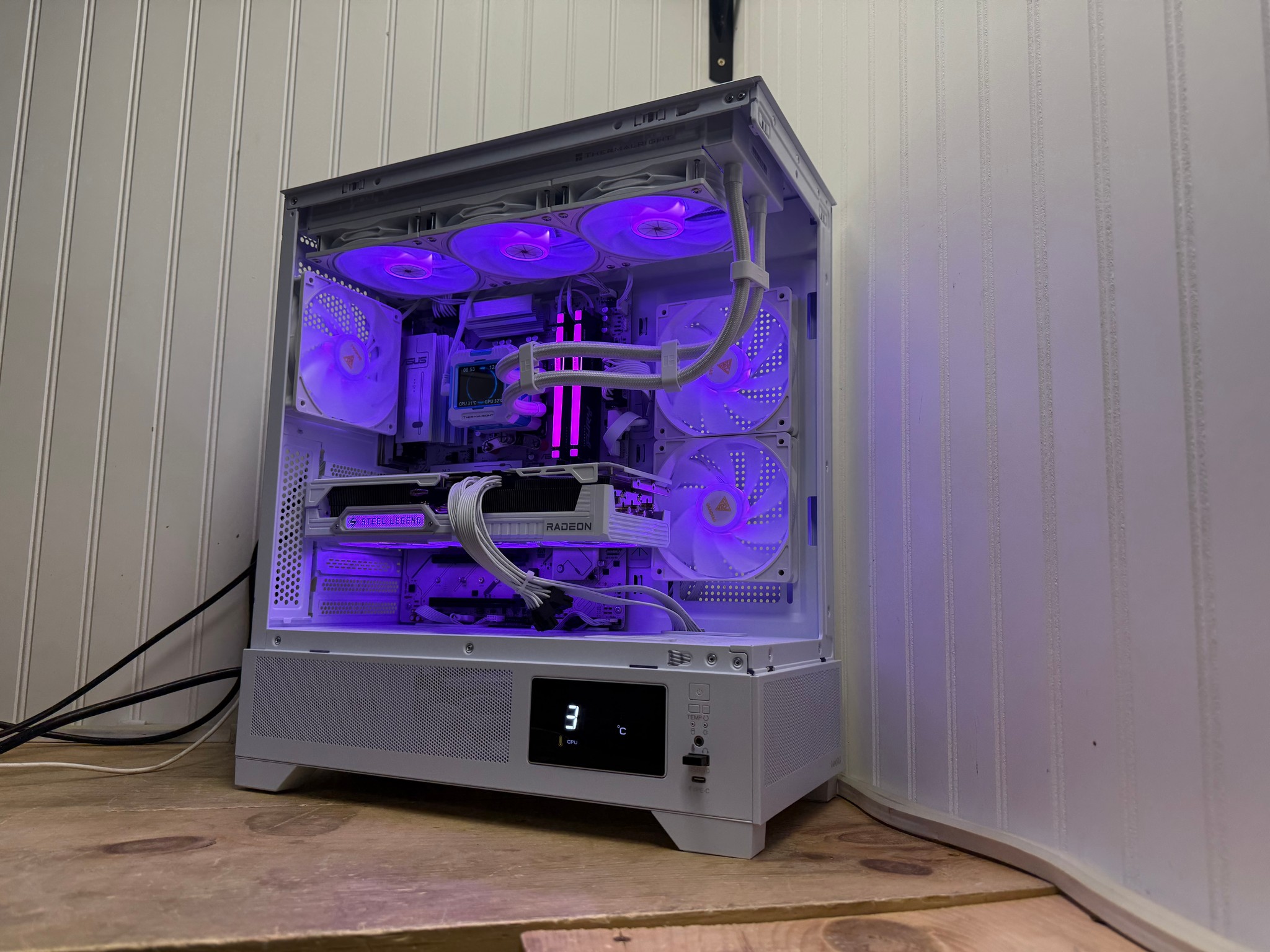 ⚡FROST TITAN V2 – RX 9070 XT + Ryzen 7 9800X3D | 360mm AIO | 32GDD5 FLAGSHIP 4K GAMING BEAST ⚡