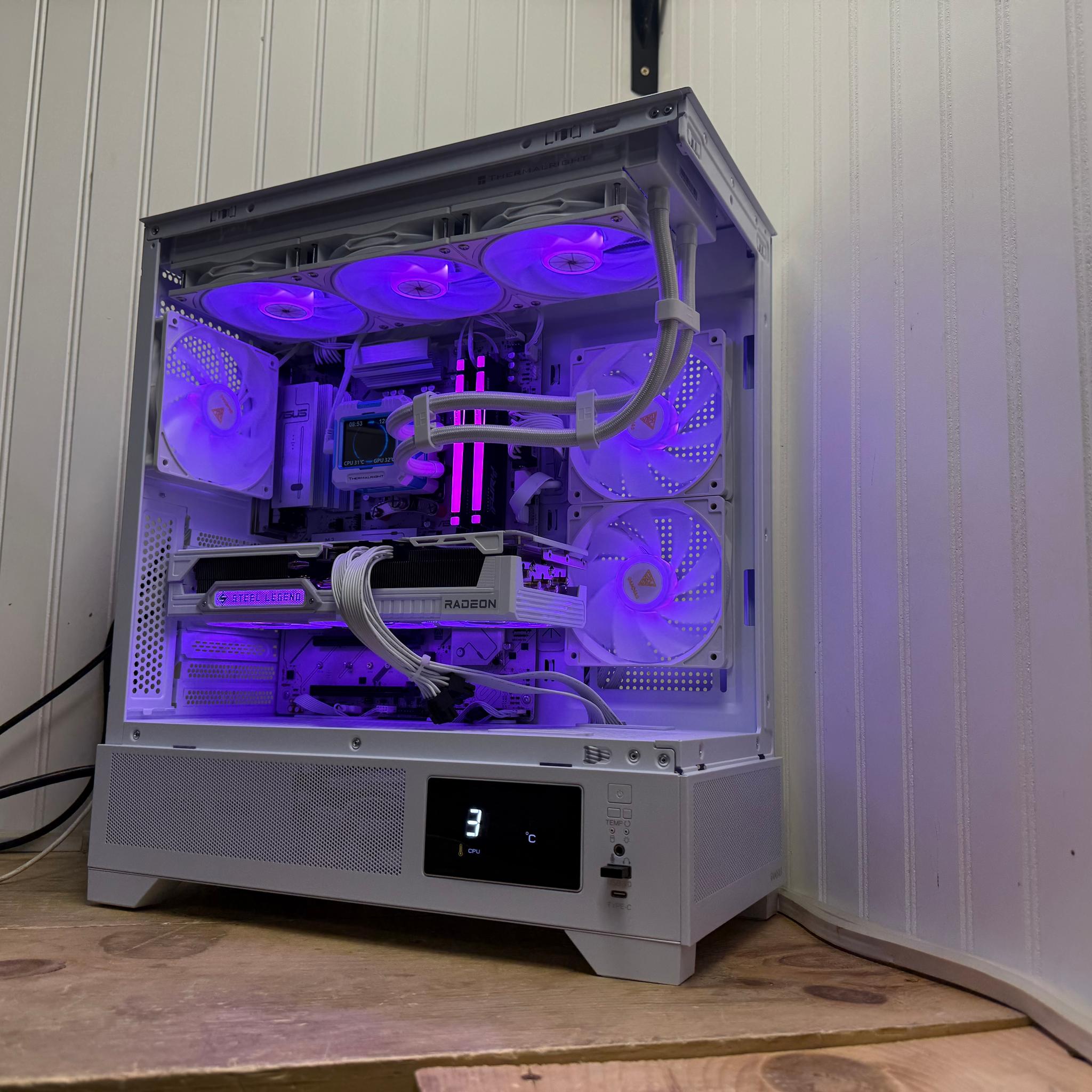 ⚡FROST TITAN V2 – RX 9070 XT + Ryzen 7 9800X3D | 360mm AIO | 32GDD5 FLAGSHIP 4K GAMING BEAST ⚡