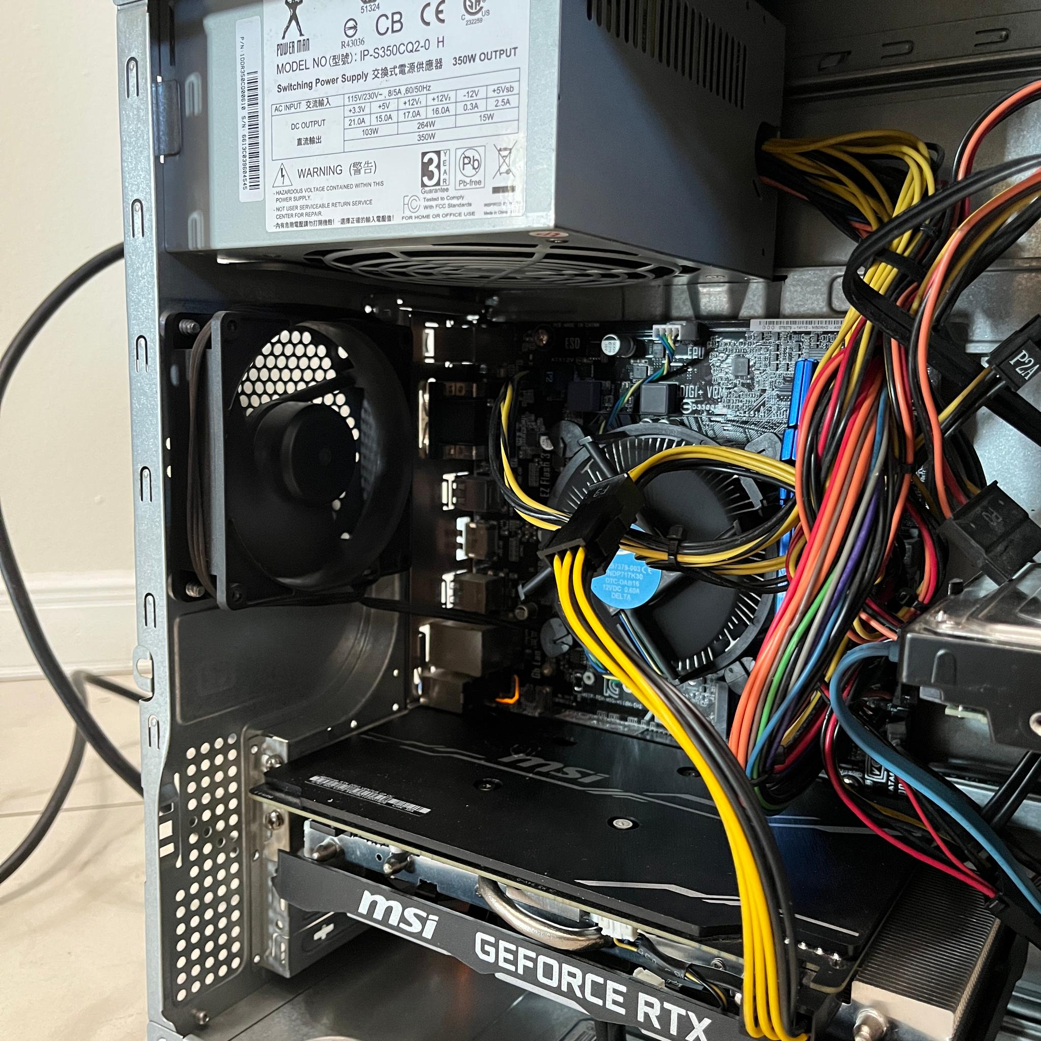 NVIDIA RTX 2060, Intel i7-7700, 16GB RAM, 2.2TB Storage - Gaming PC w/Wi-Fi, BT