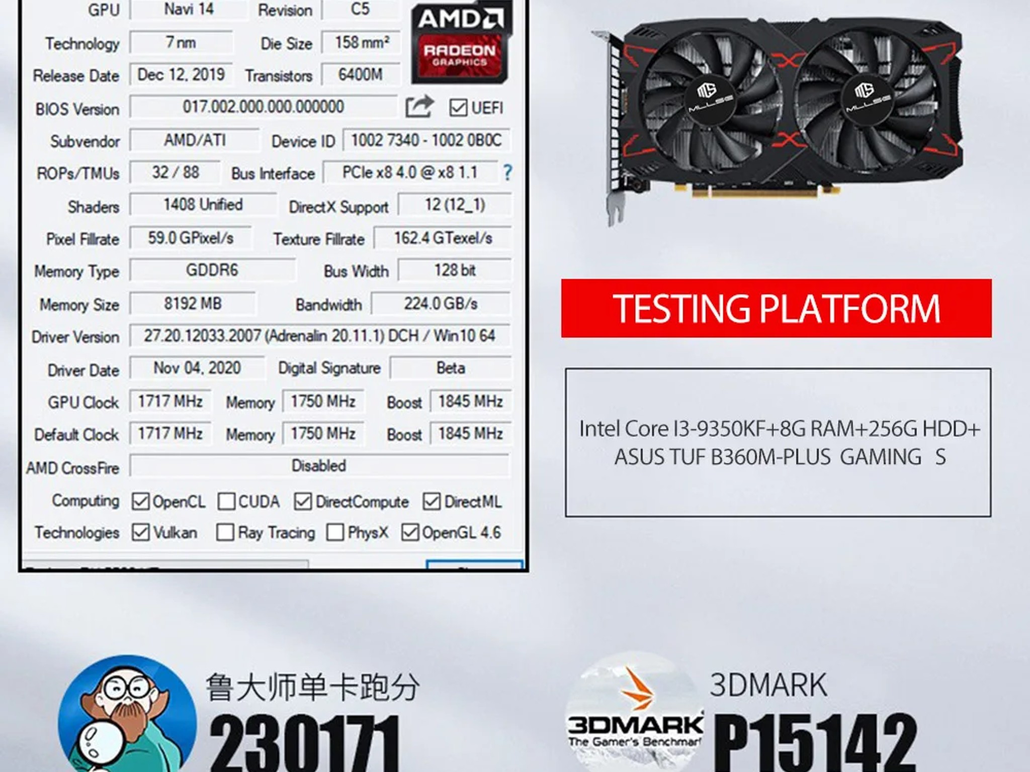 MLLSE RX 5500 XT (8 GB) faster then RX580