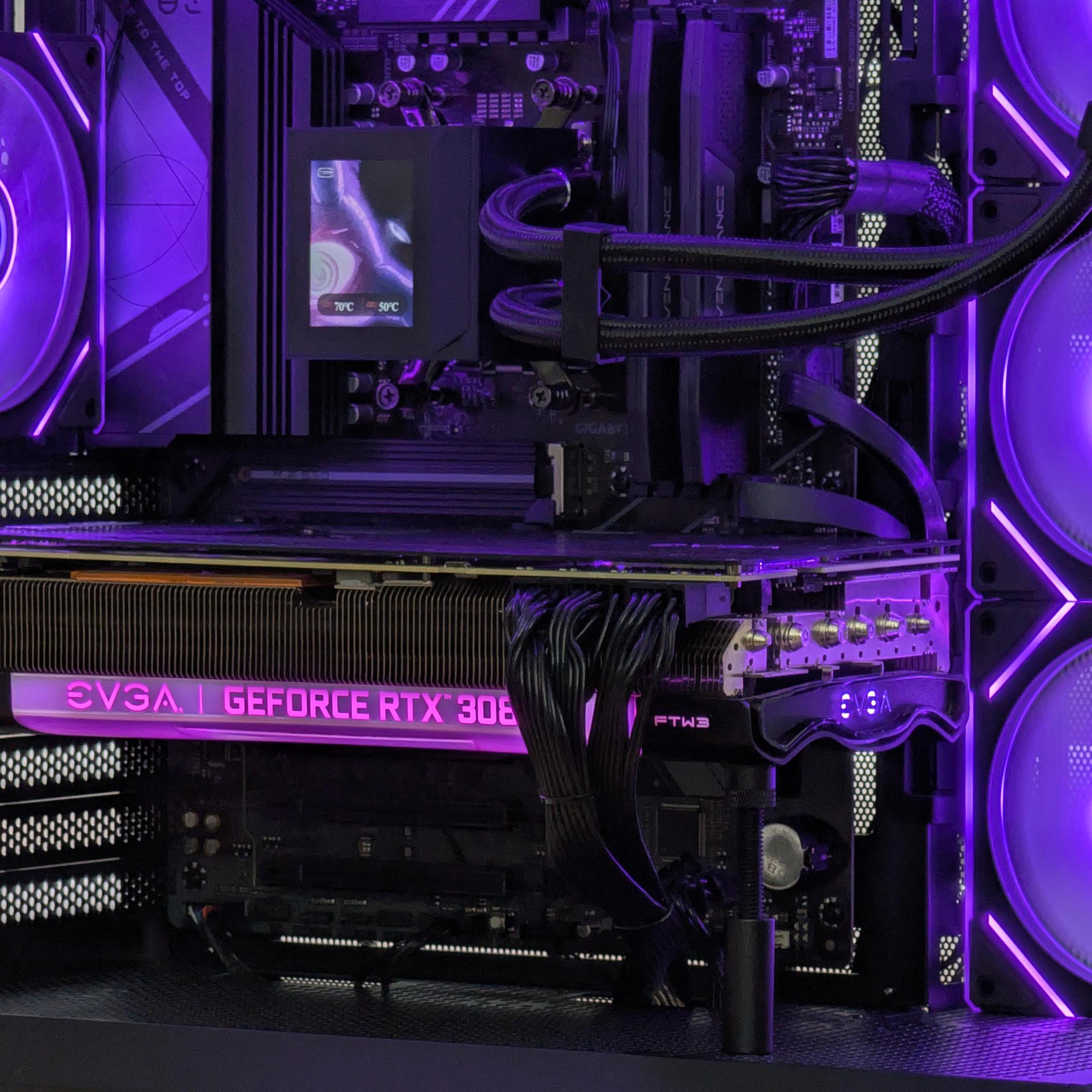 🖤💜Ryzen 7 7700x | RTX 3080Ti | 32GB DDR5 | 2TB SSD | Gaming PC💜🖤
