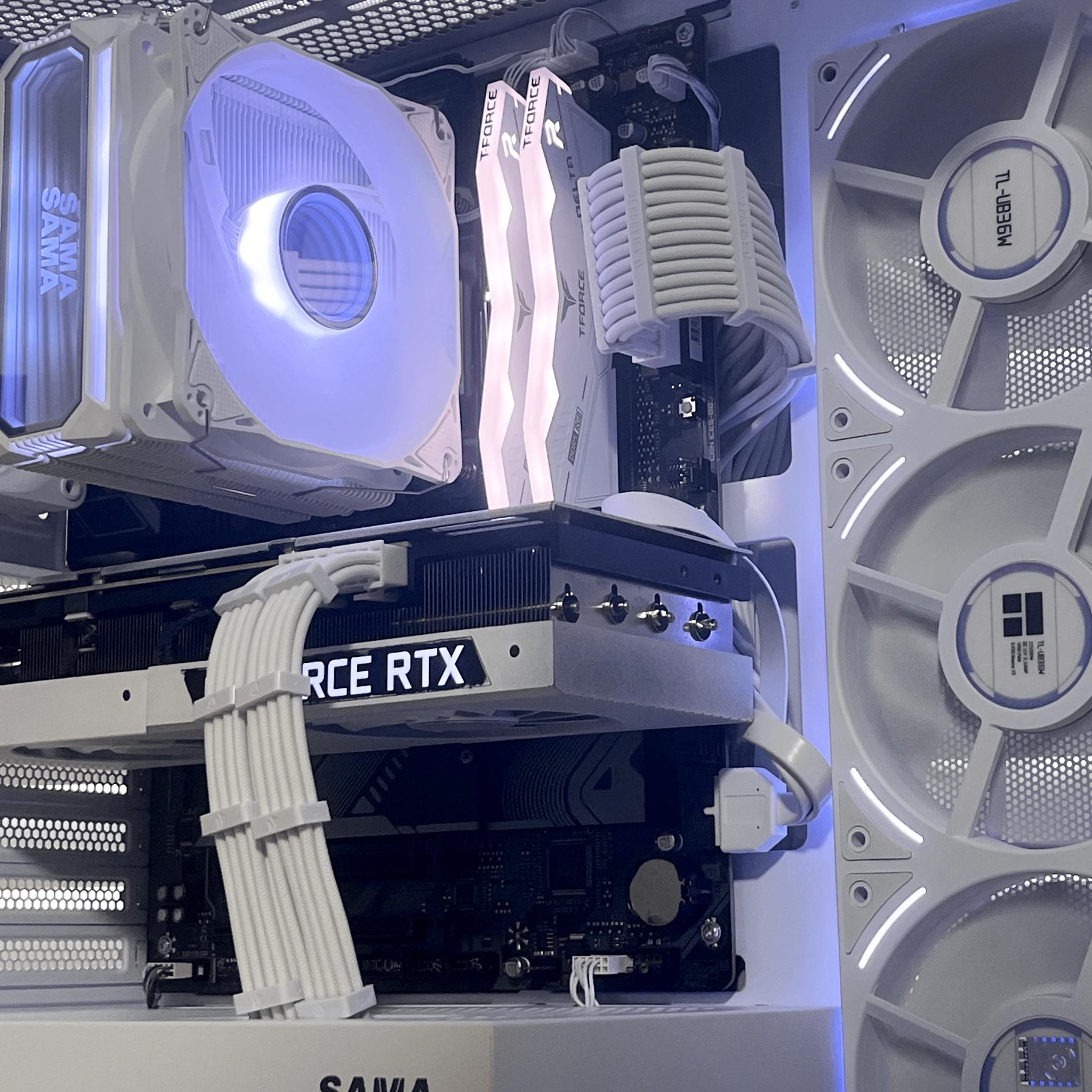 🗲 White Gaming PC | Ryzen 5 7600x | RTX 3080 | 32GB DDR5 | WiFi & BT🗲