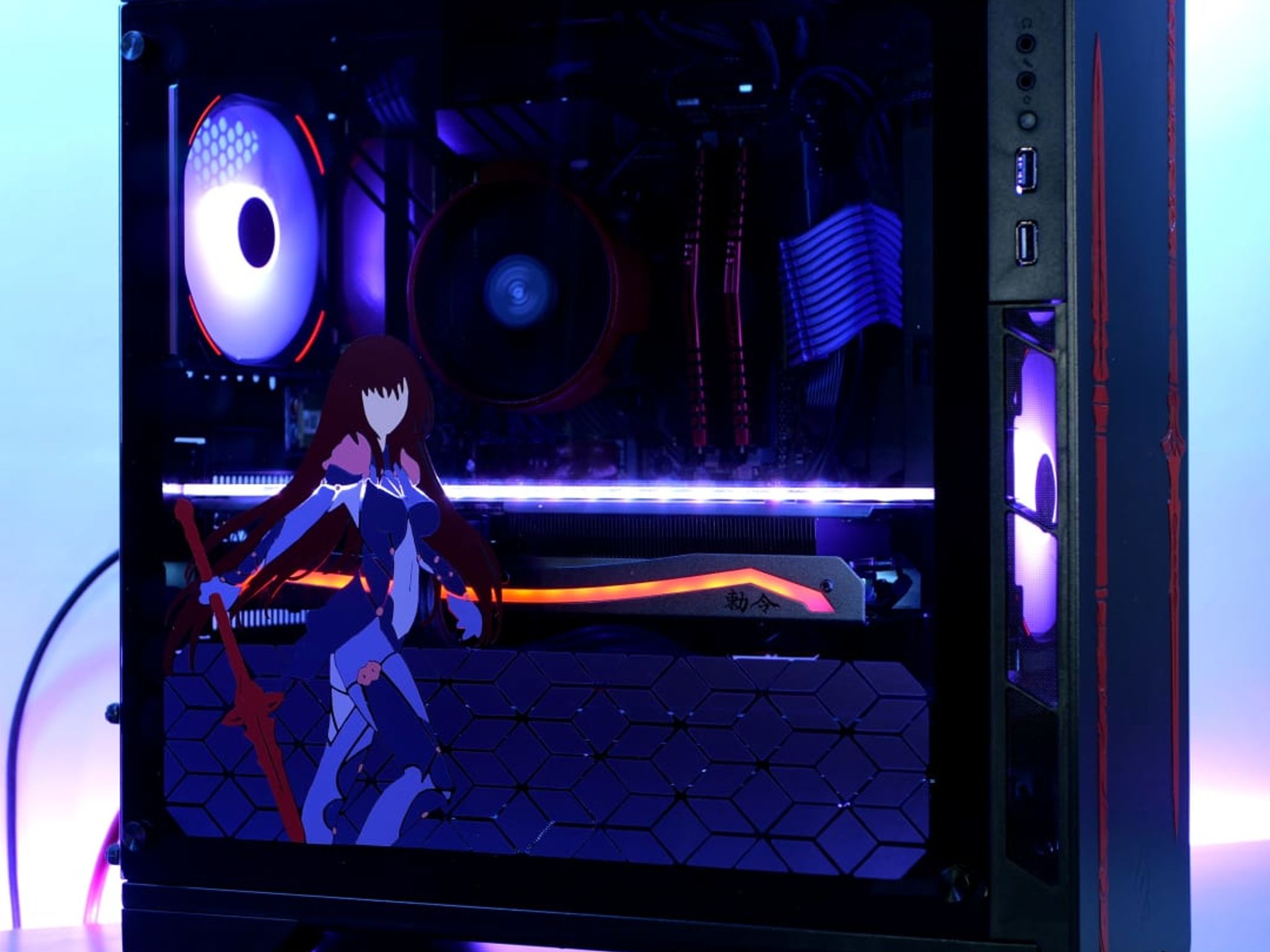 Scathach | RTX 3060, Ryzen 5 5500 FGO theme pc build