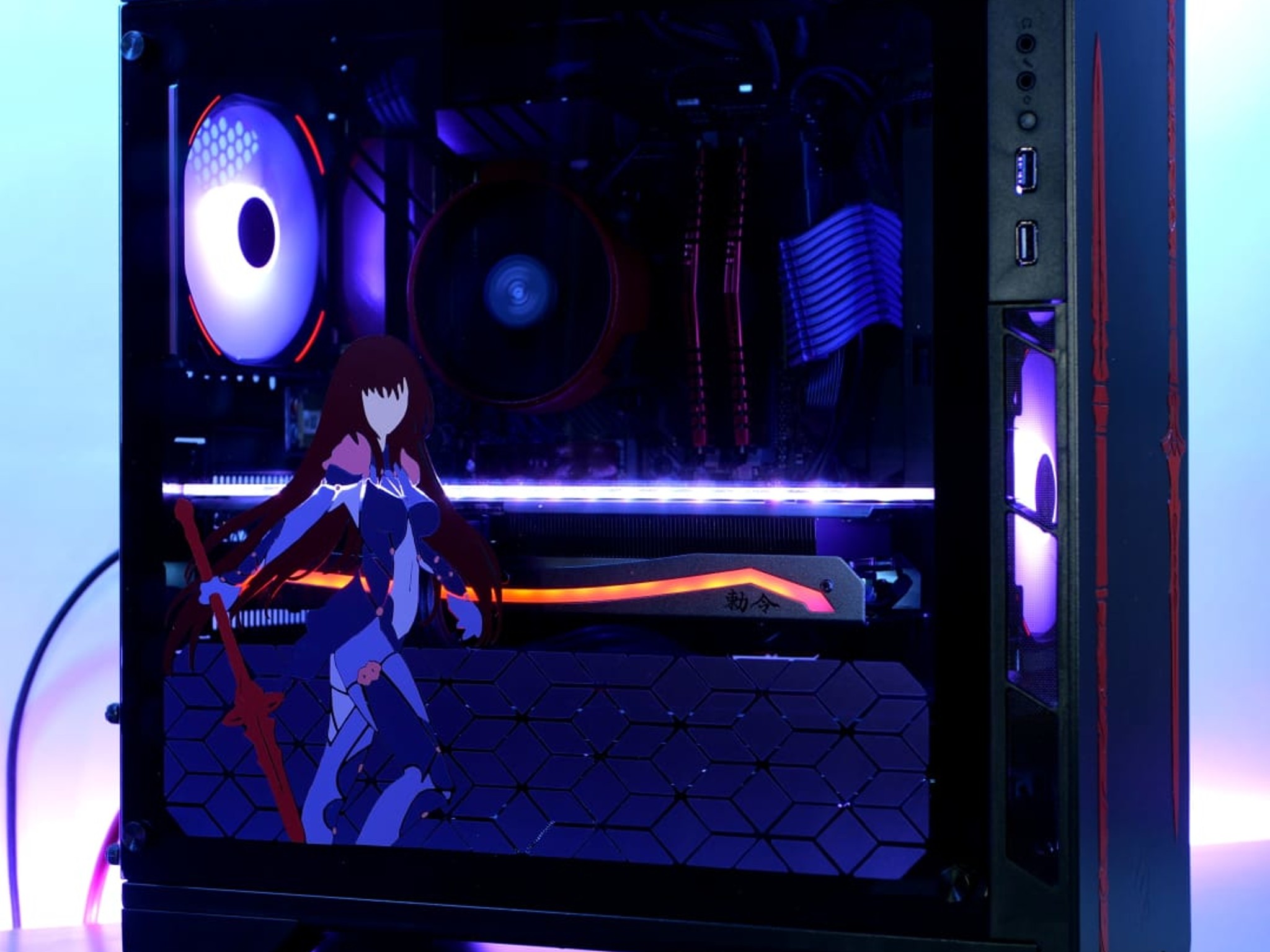 Scathach | RTX 3060, Ryzen 5 5500 FGO theme pc build