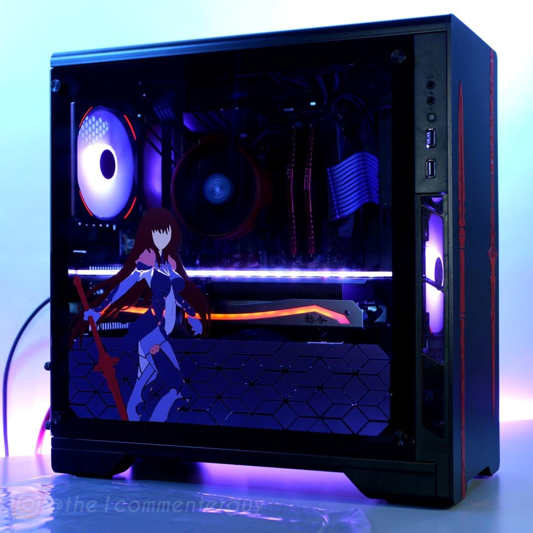 Scathach | RTX 3060, Ryzen 5 5500 FGO theme pc build