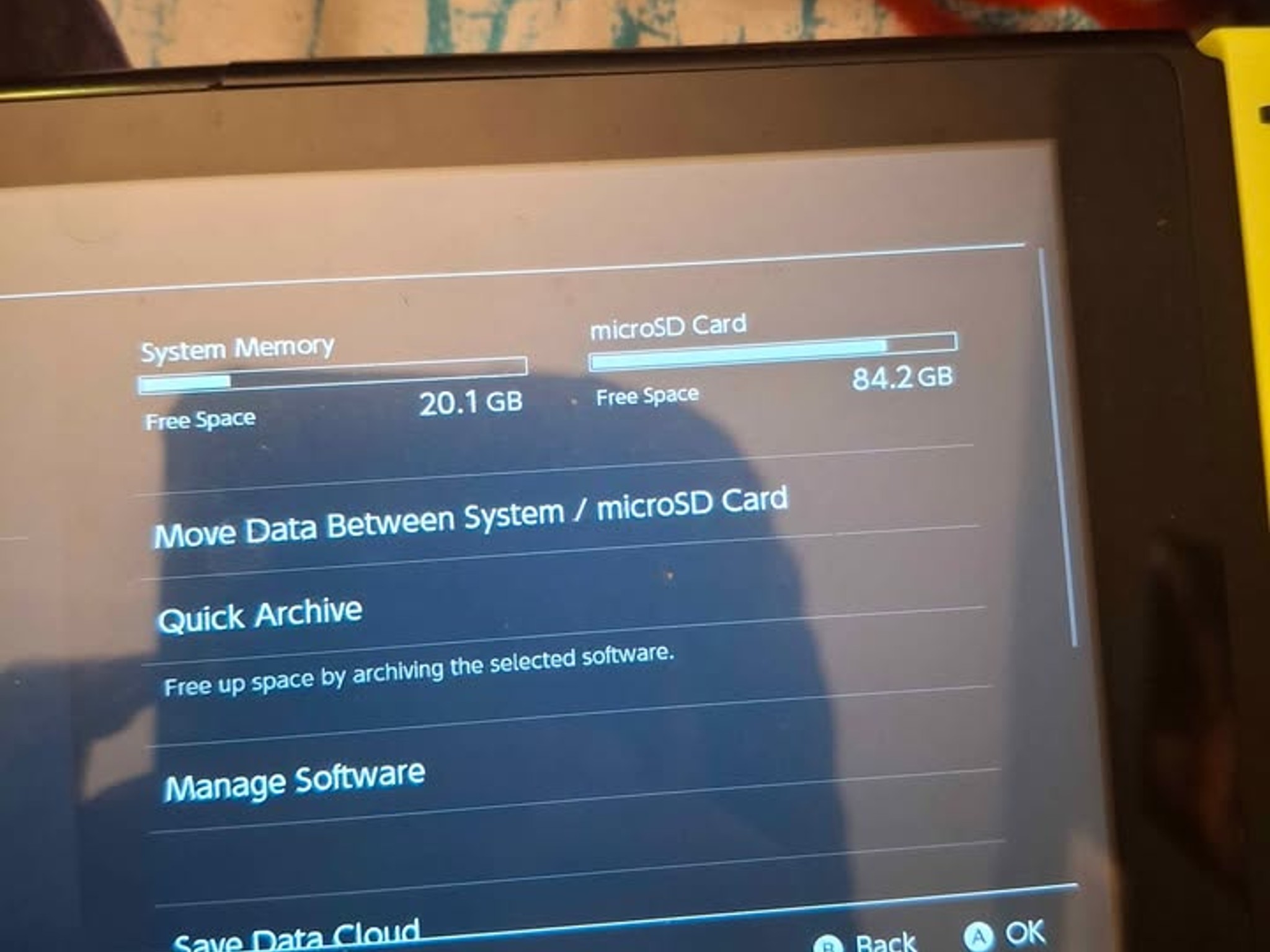 Nintendo Switch launch model with 512gb sd card, Ring fit adventure and other games installed