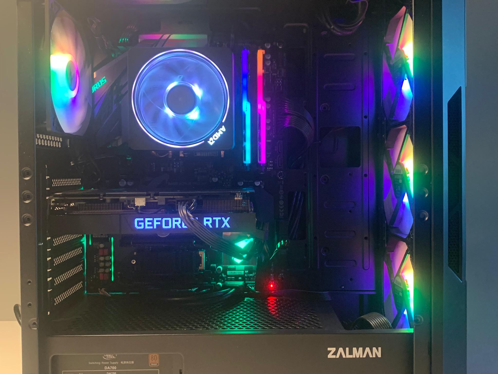RTX 3060 TI - Ryzen 7 3700X Gaming/Productivity PC - 1 TB SSD - 16 GB DDR4 RAM