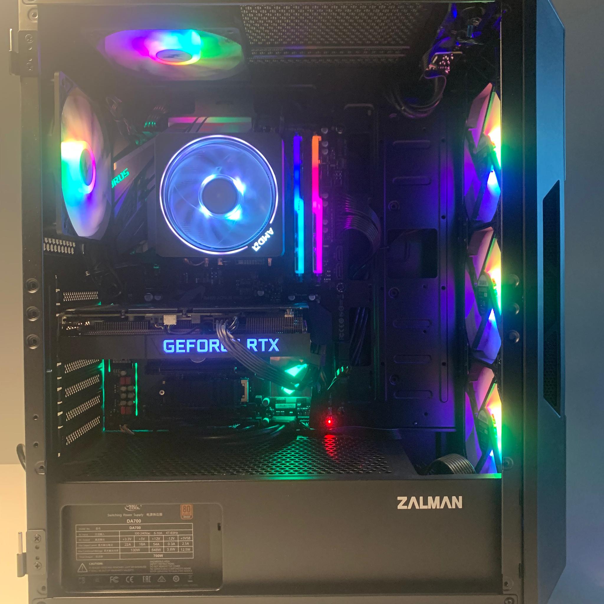 RTX 3060 TI - Ryzen 7 3700X Gaming/Productivity PC - 1 TB SSD - 16 GB DDR4 RAM
